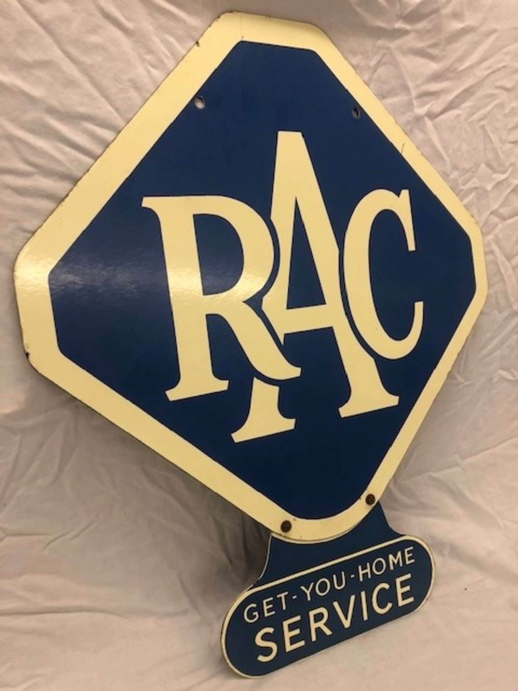 An Original and Rare RAC 'Get-you-Home' Service Diamond-Shap-Sold