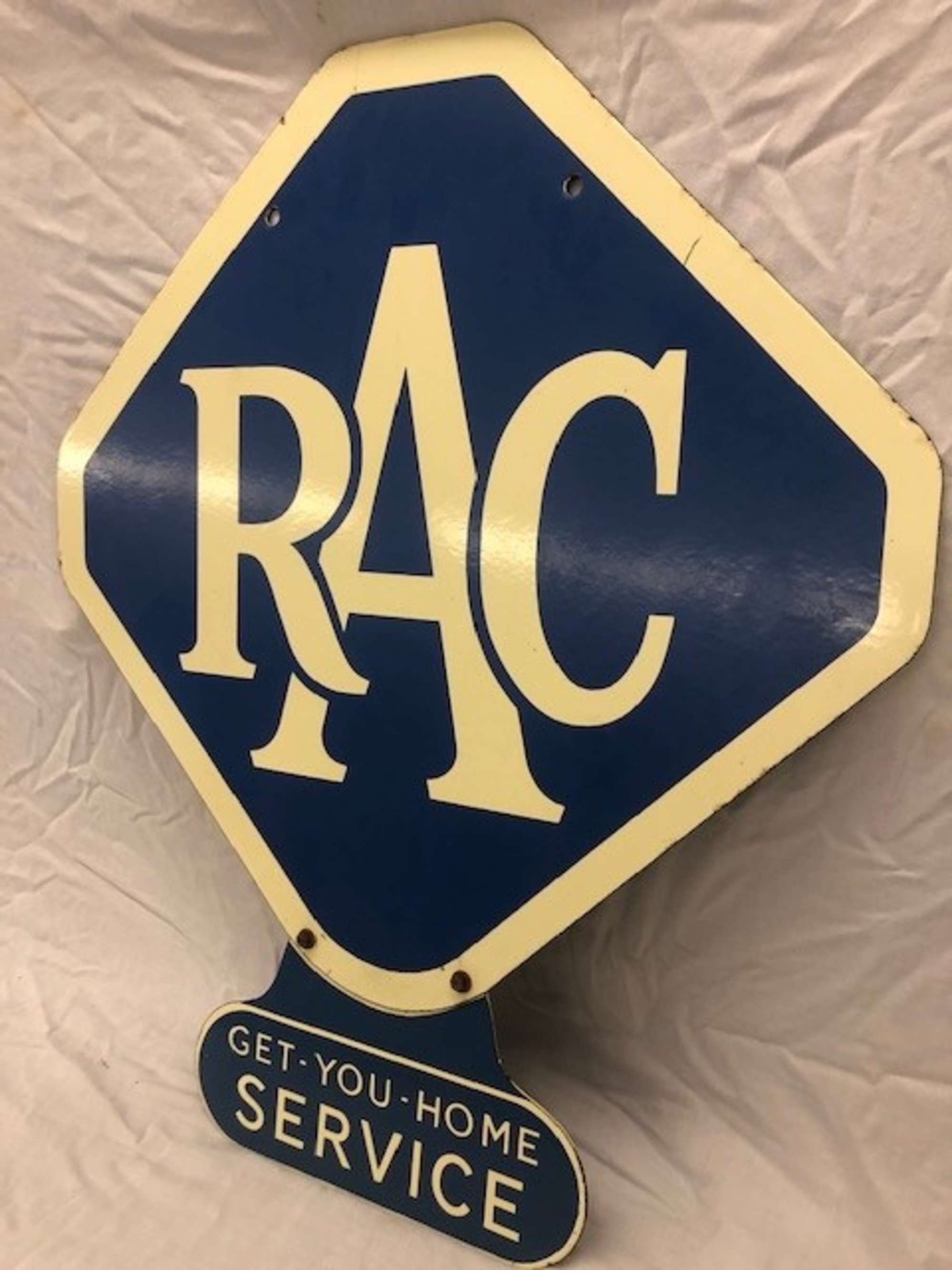 An Original and Rare RAC 'Get-you-Home' Service Diamond-Shap-Sold
