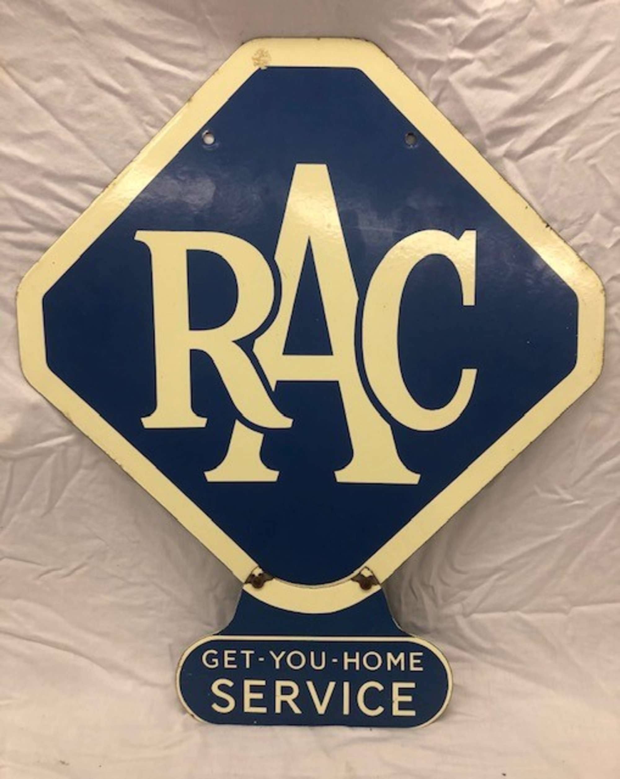 An Original and Rare RAC 'Get-you-Home' Service Diamond-Shap-Sold