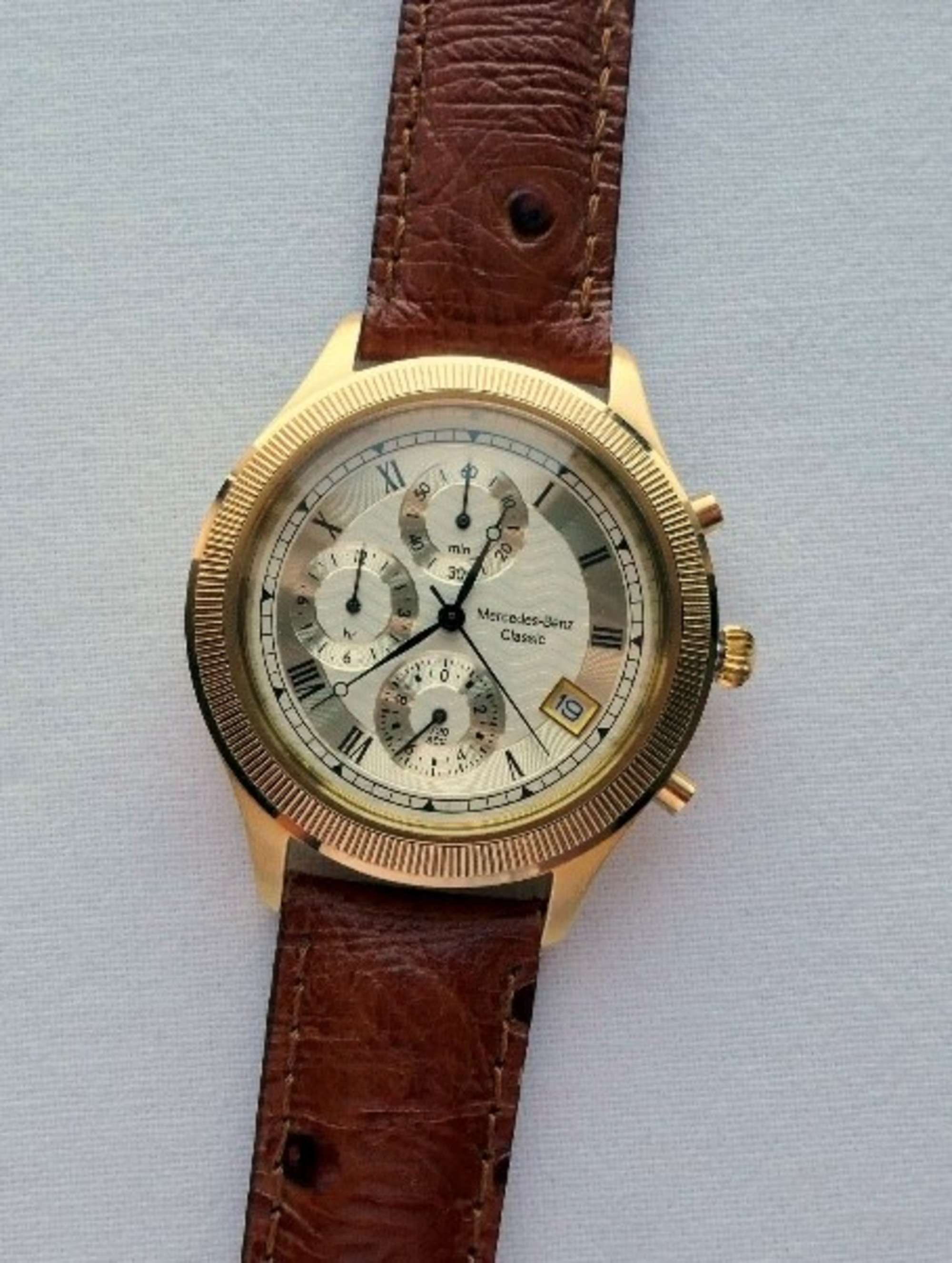 A Mercedes-Benz Classic Retro Gentleman's Sports Watch-Sold