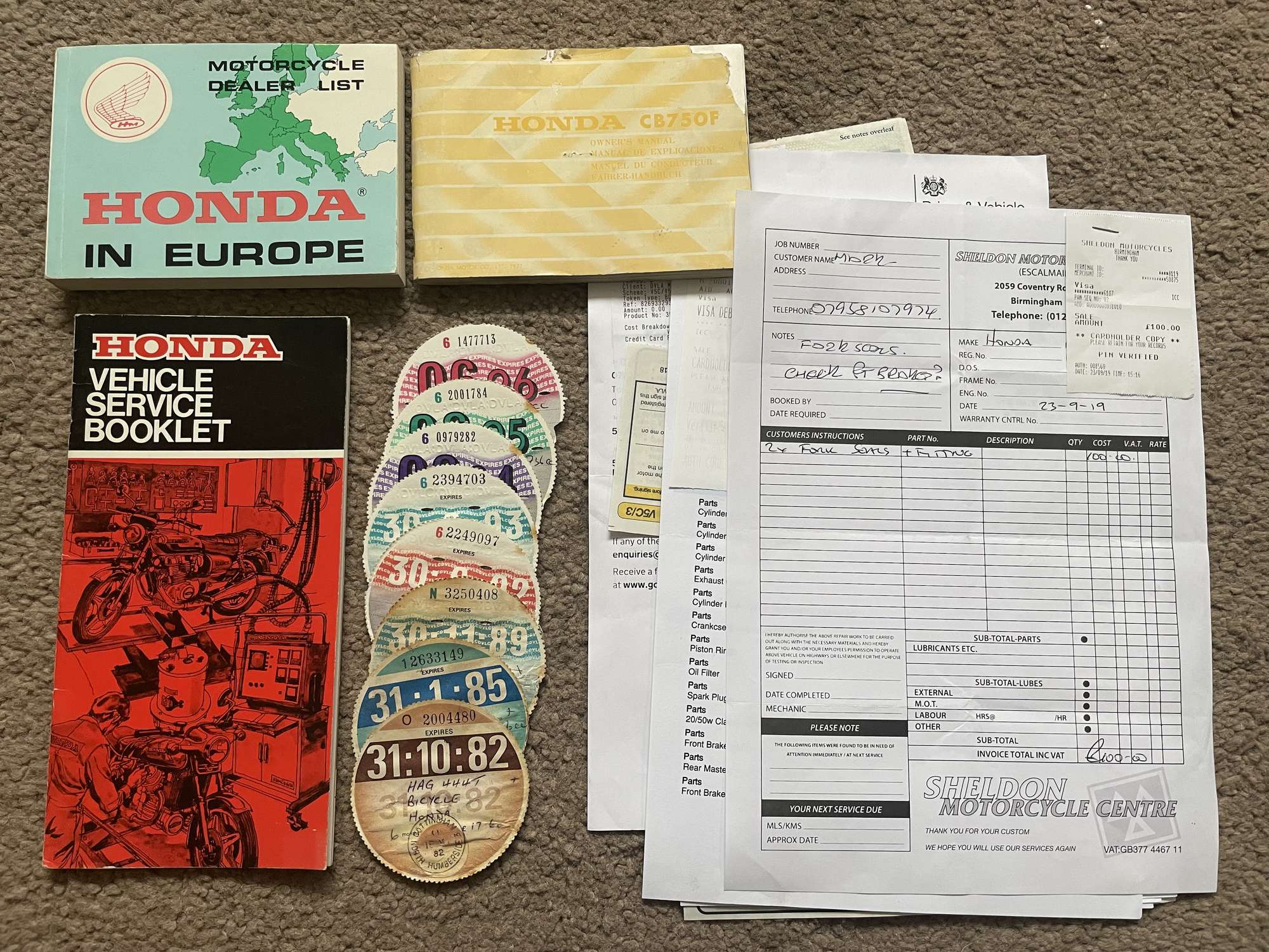 1979 Honda CB750F2 Phil Read Replica 736cc*-Auction Lot