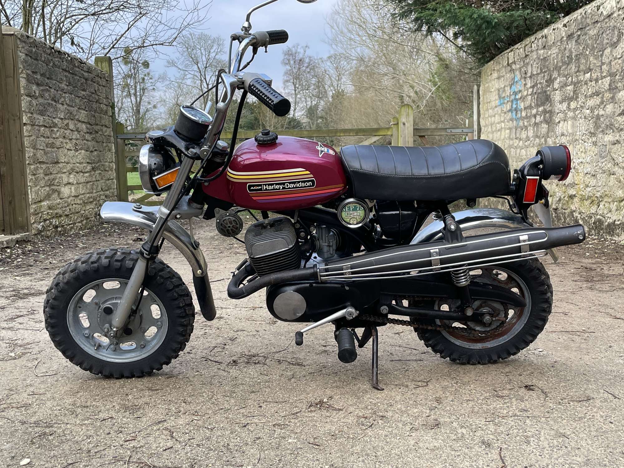 1975 AMF Harley-Davidson X90 90cc-Sold