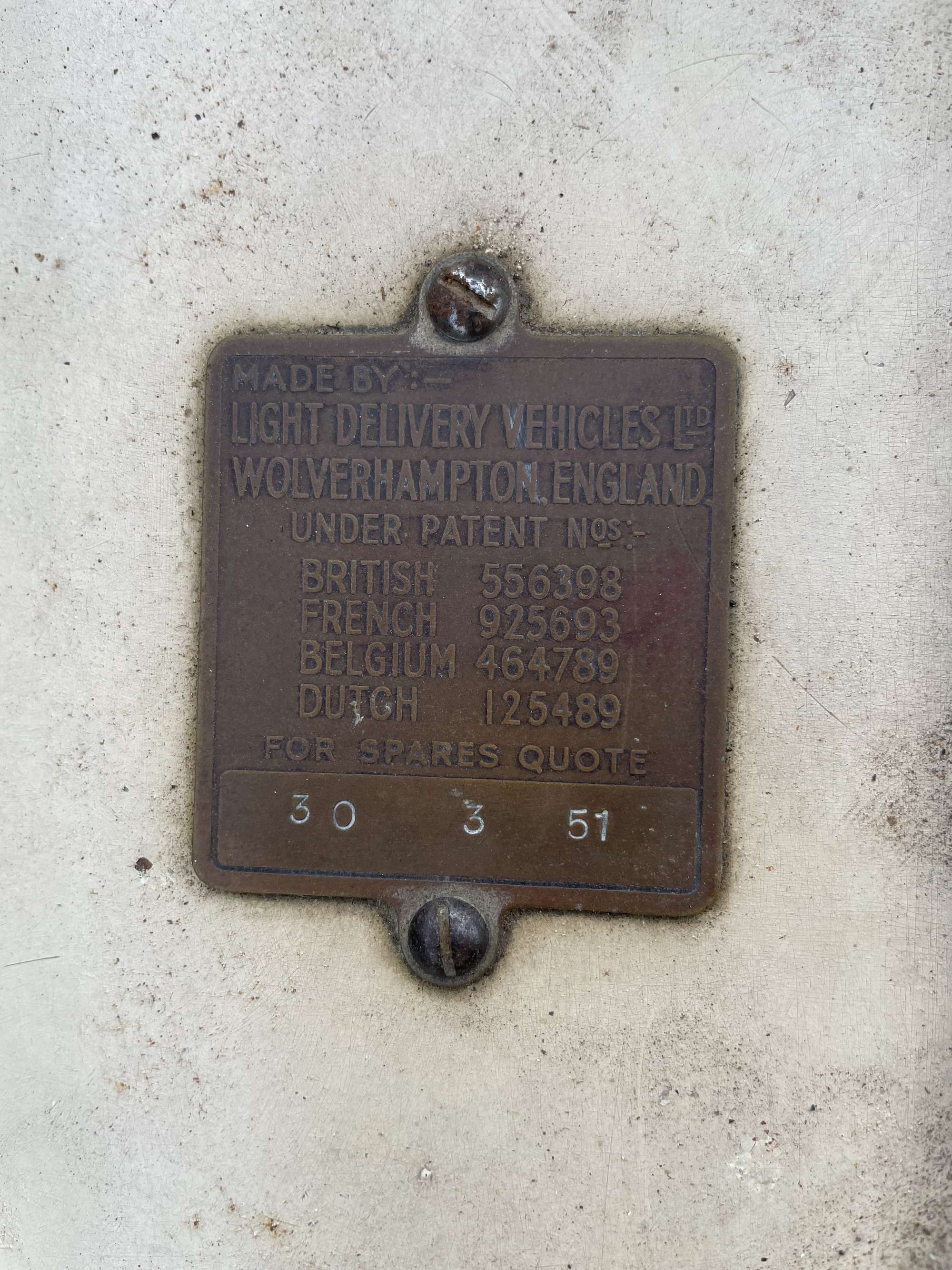 c1950 Turner By-Van 168cc-Sold