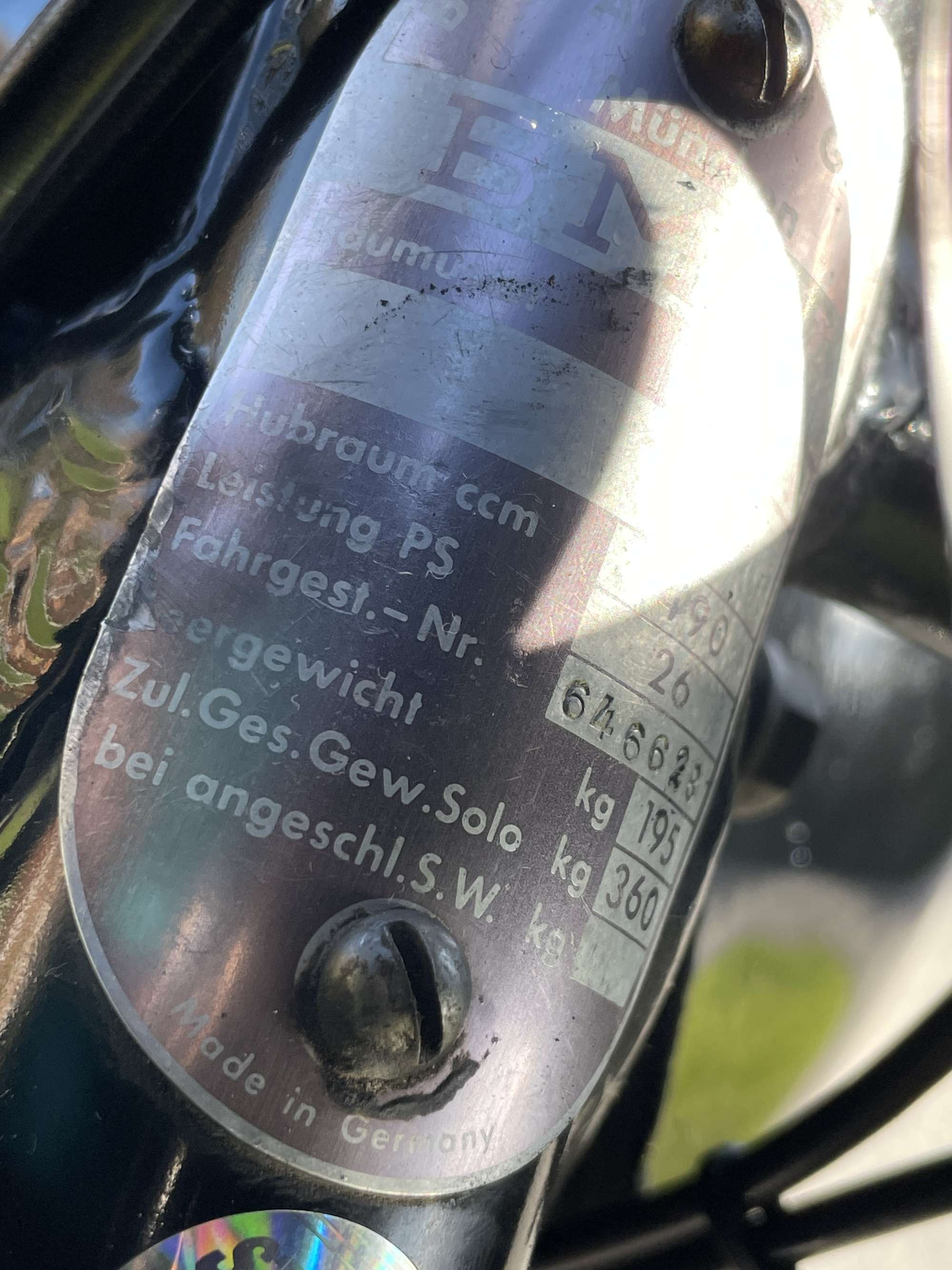 1969 BMW R50US 494cc-Auction Lot