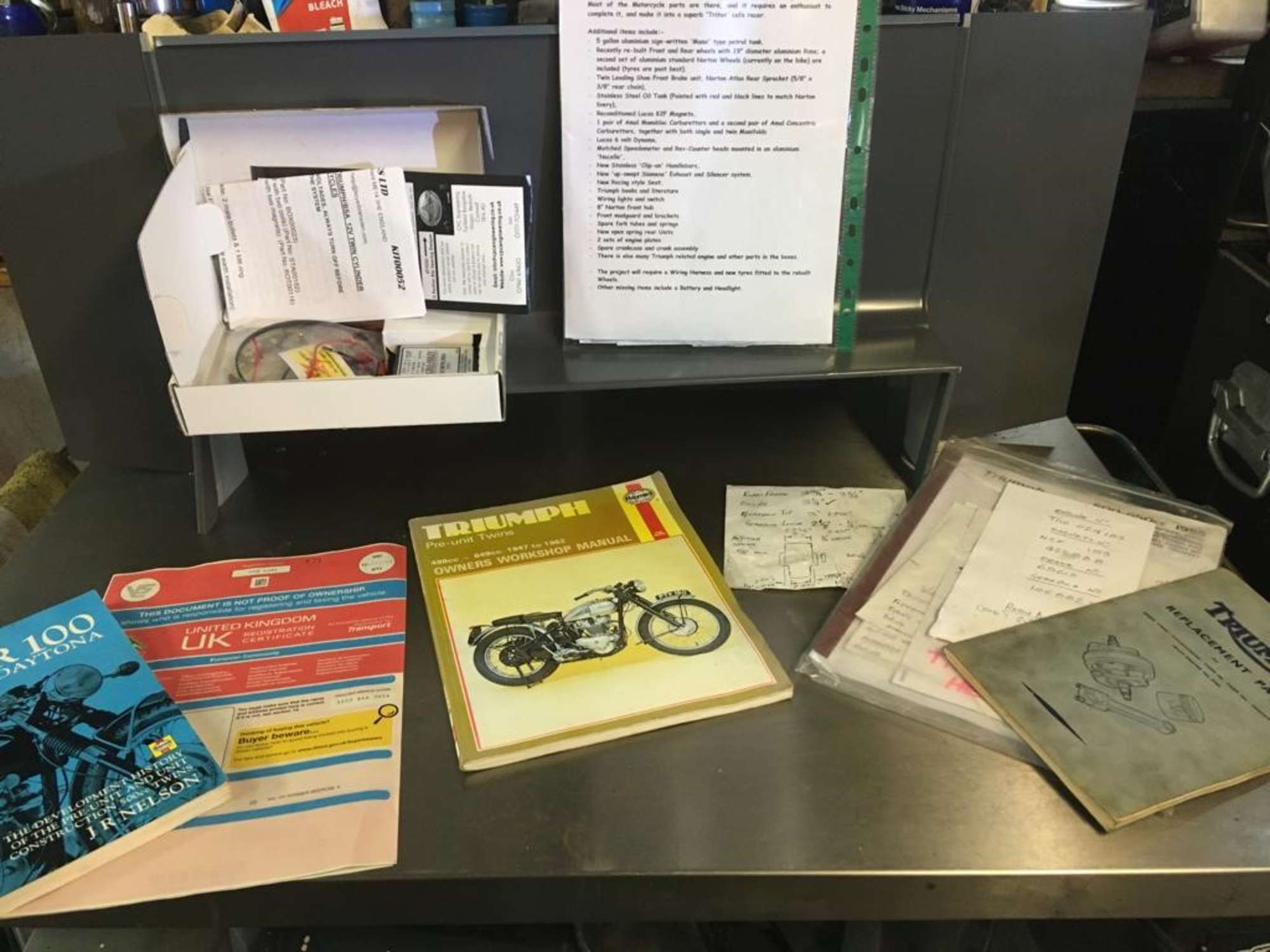 1956 Triton 500cc-Auction Lot