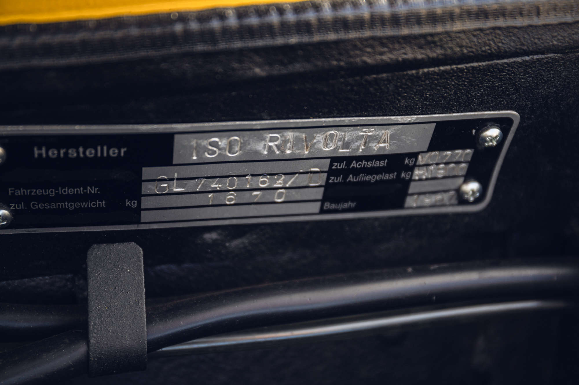 1967 Iso Grifo Series 1 GL350-Sold