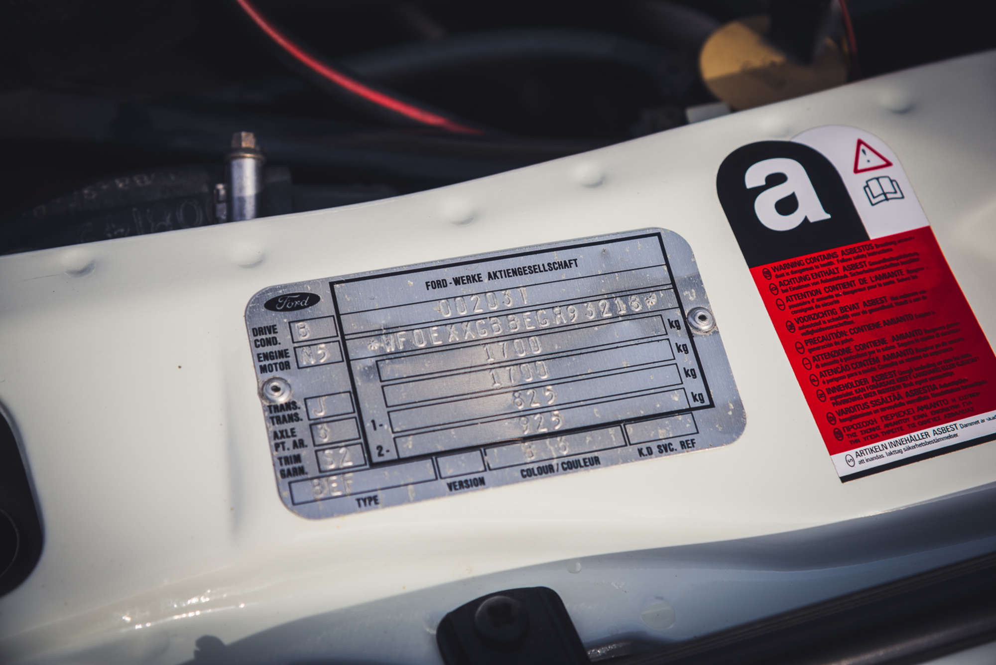 1986 Ford Sierra RS Cosworth-Auction Lot