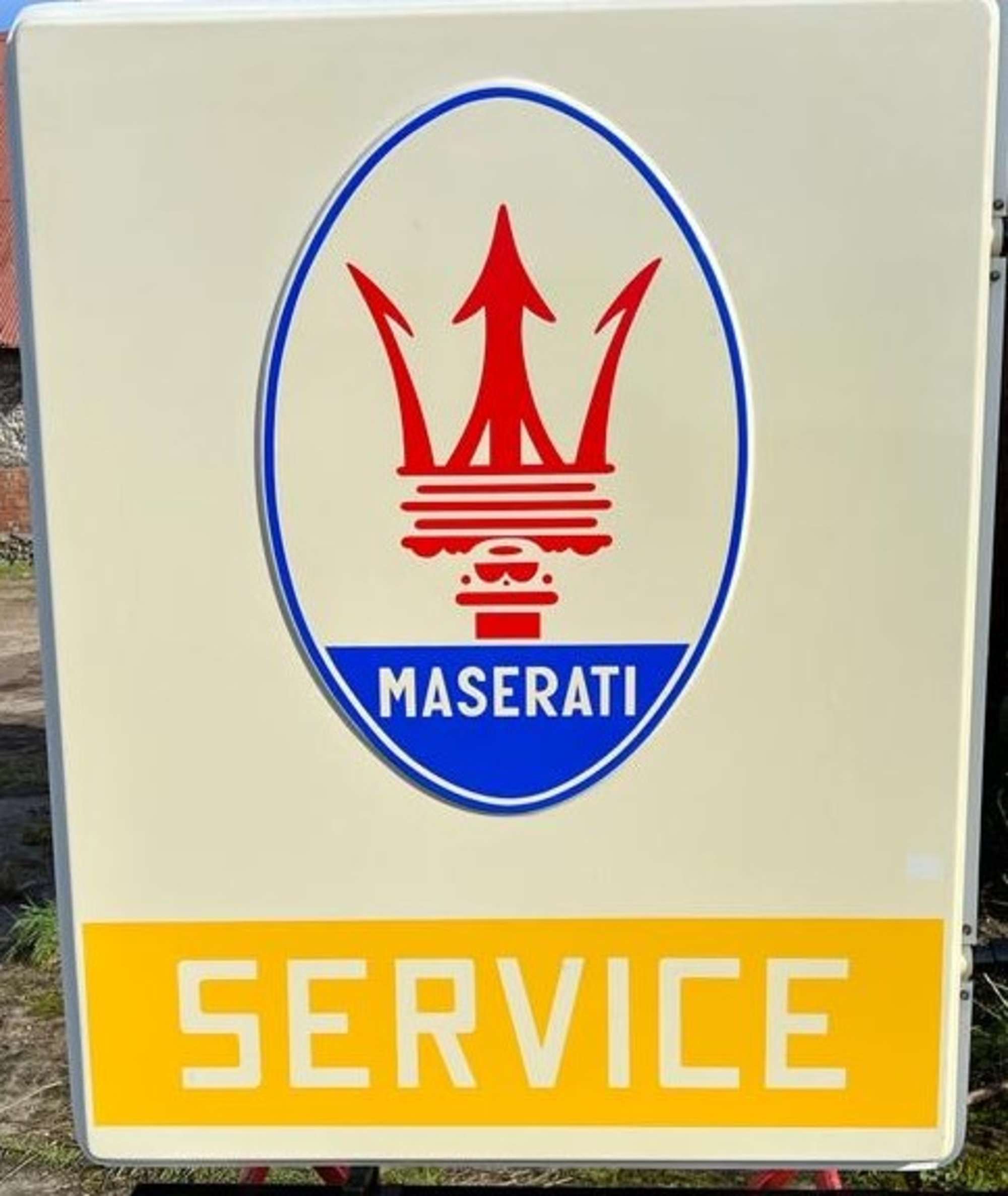 Maserati Wall-Mounted Sign with Stand-Sold