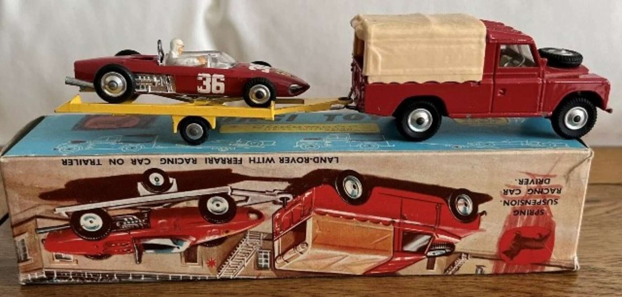 A rare Ferrari F1 Corgi Gift Set No. 17 'Glidamatic' (1963-6-Sold