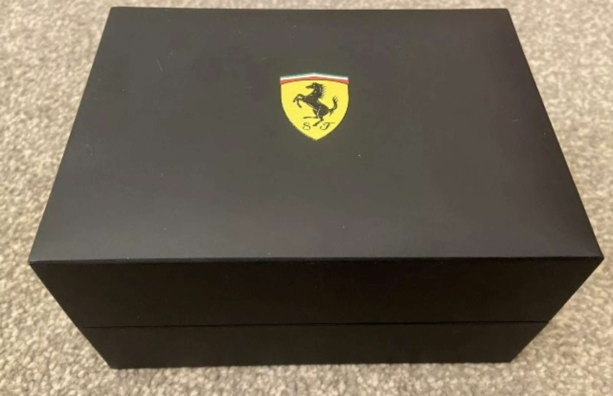 A rare boxed pair of 'His & Hers' Scuderia Ferrari Sports wa-Sold