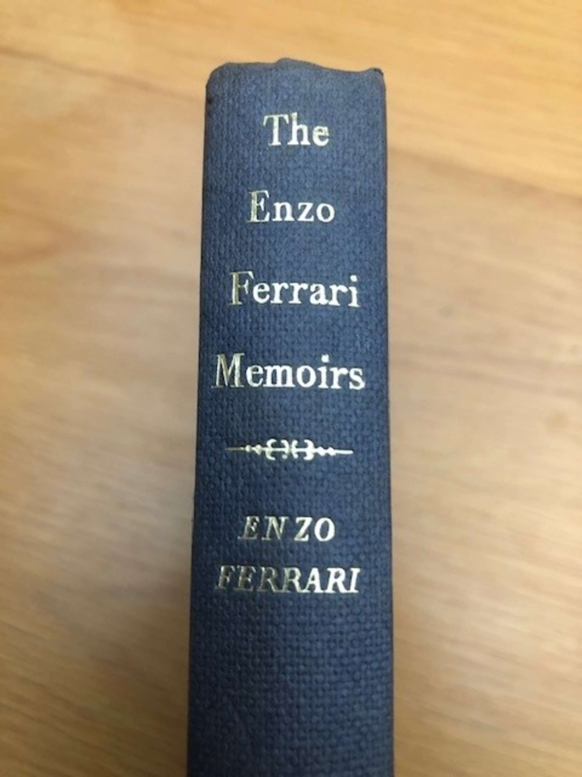 Book; 'My Terrible Joys.' The Enzo Ferrari Memoirs. -Sold
