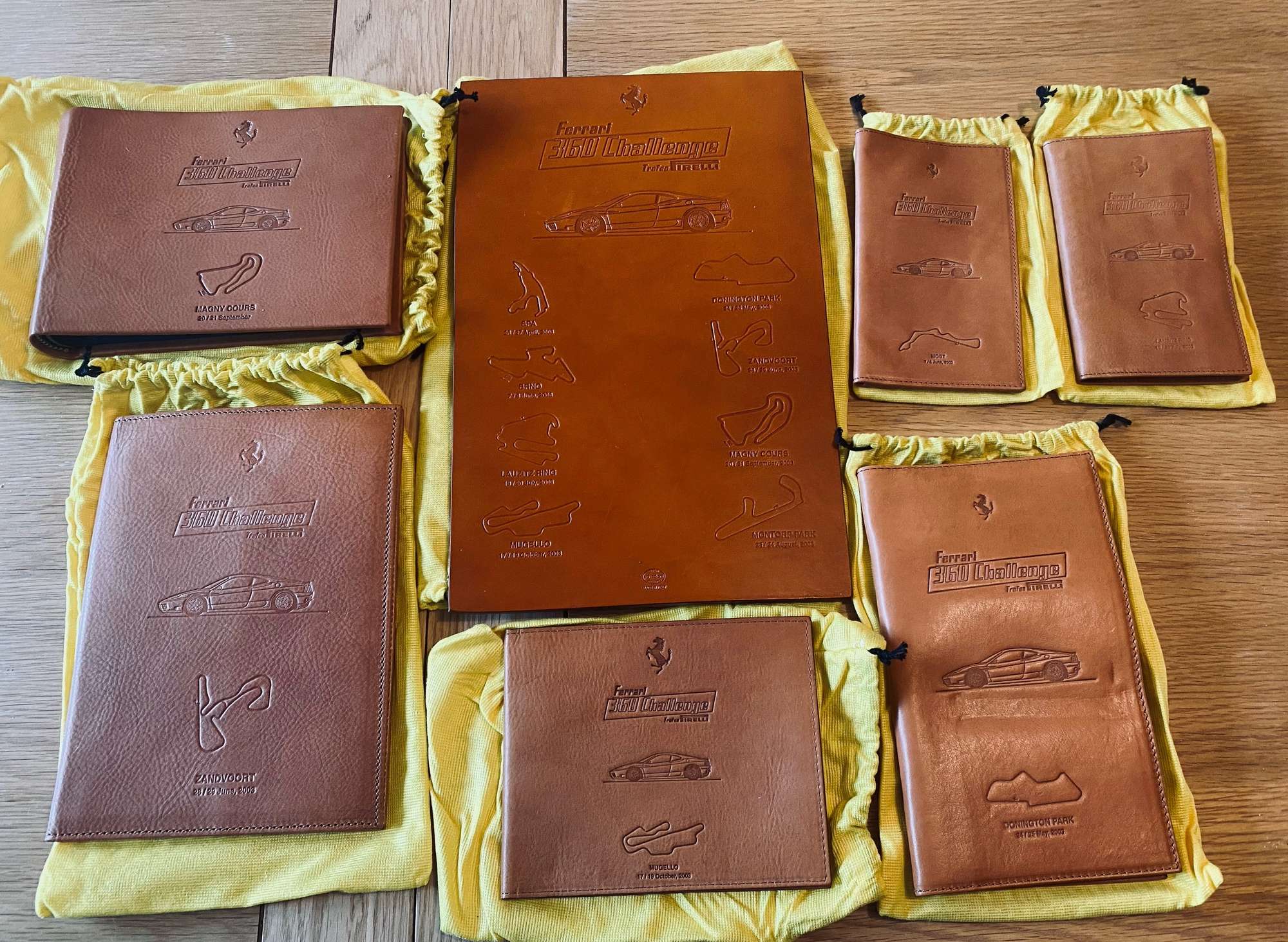 Schedoni Ferrari 360 Challenge Leather Mementos -Sold