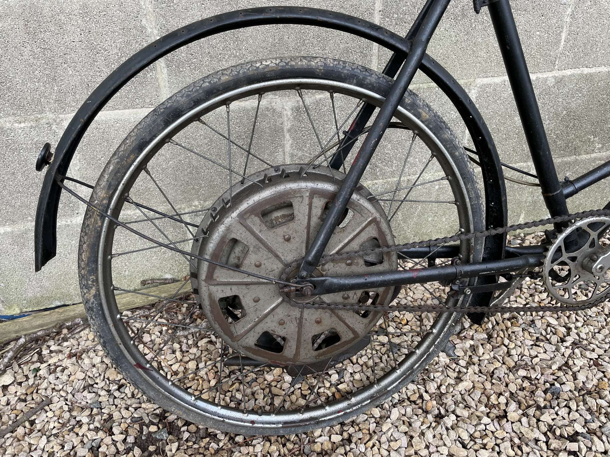 c1950 Raleigh Cyclemaster Ladies Model 32cc-Sold