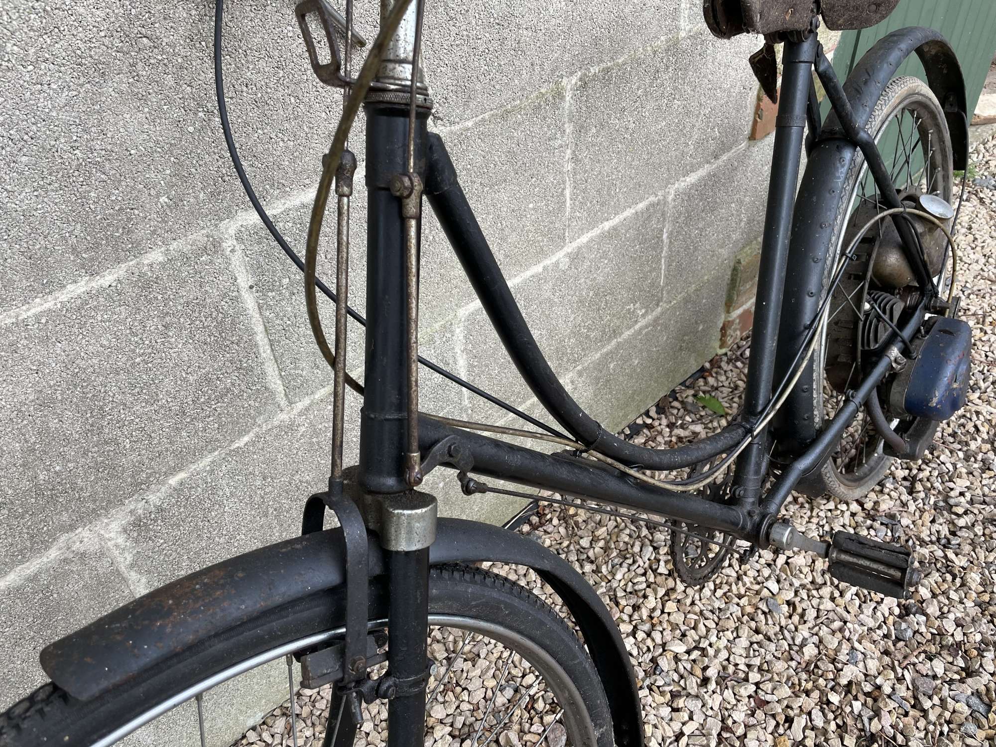 c1950 Raleigh Cyclemaster Ladies Model 32cc-Sold