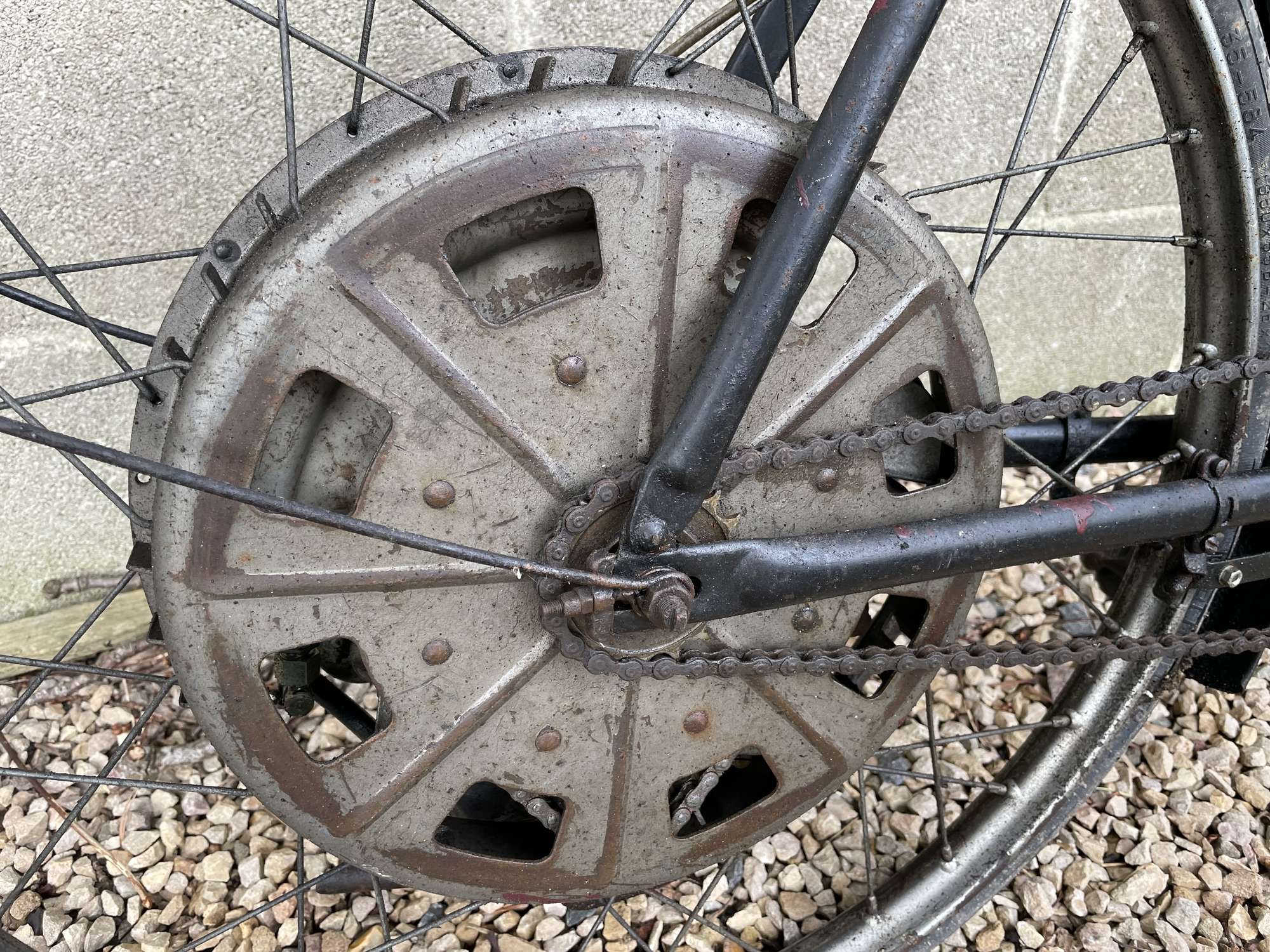 c1950 Raleigh Cyclemaster Ladies Model 32cc-Sold