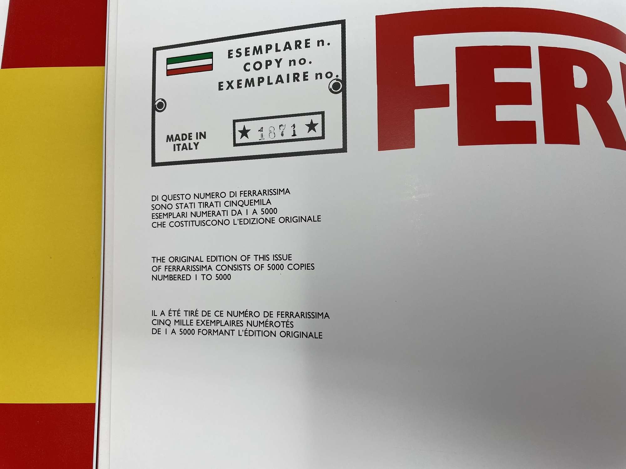 Ferrarissima Complete Set of Books Numbers 1-25-Sold