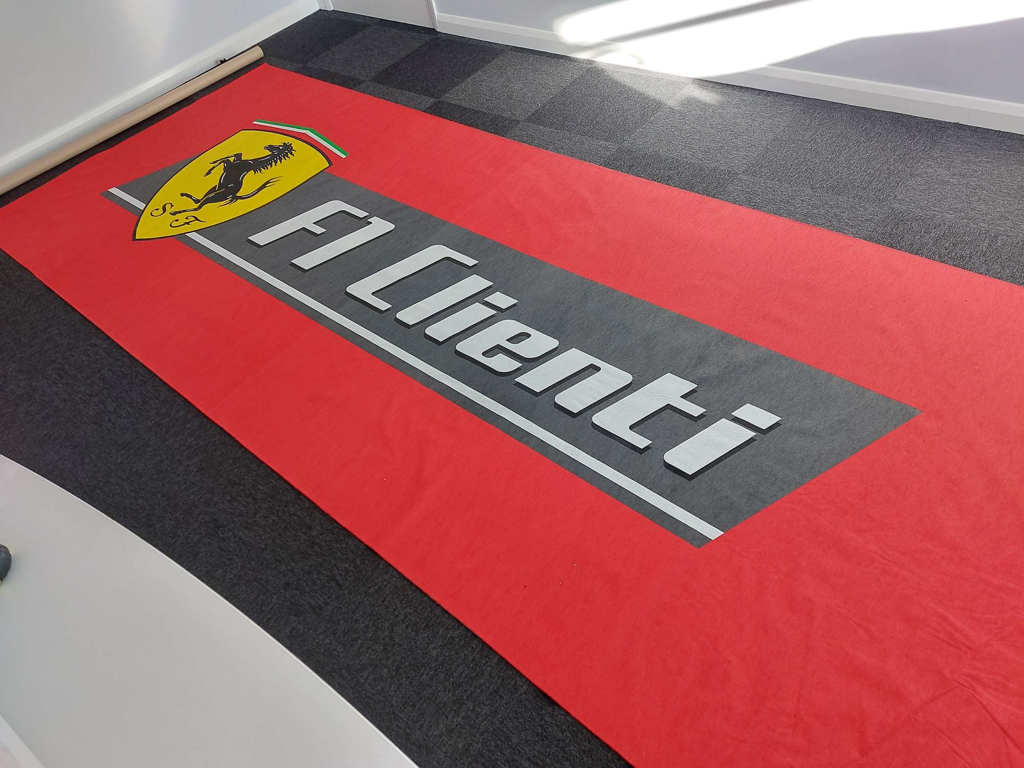 Large Ferrari Formula 1 Clienti Banner-Sold