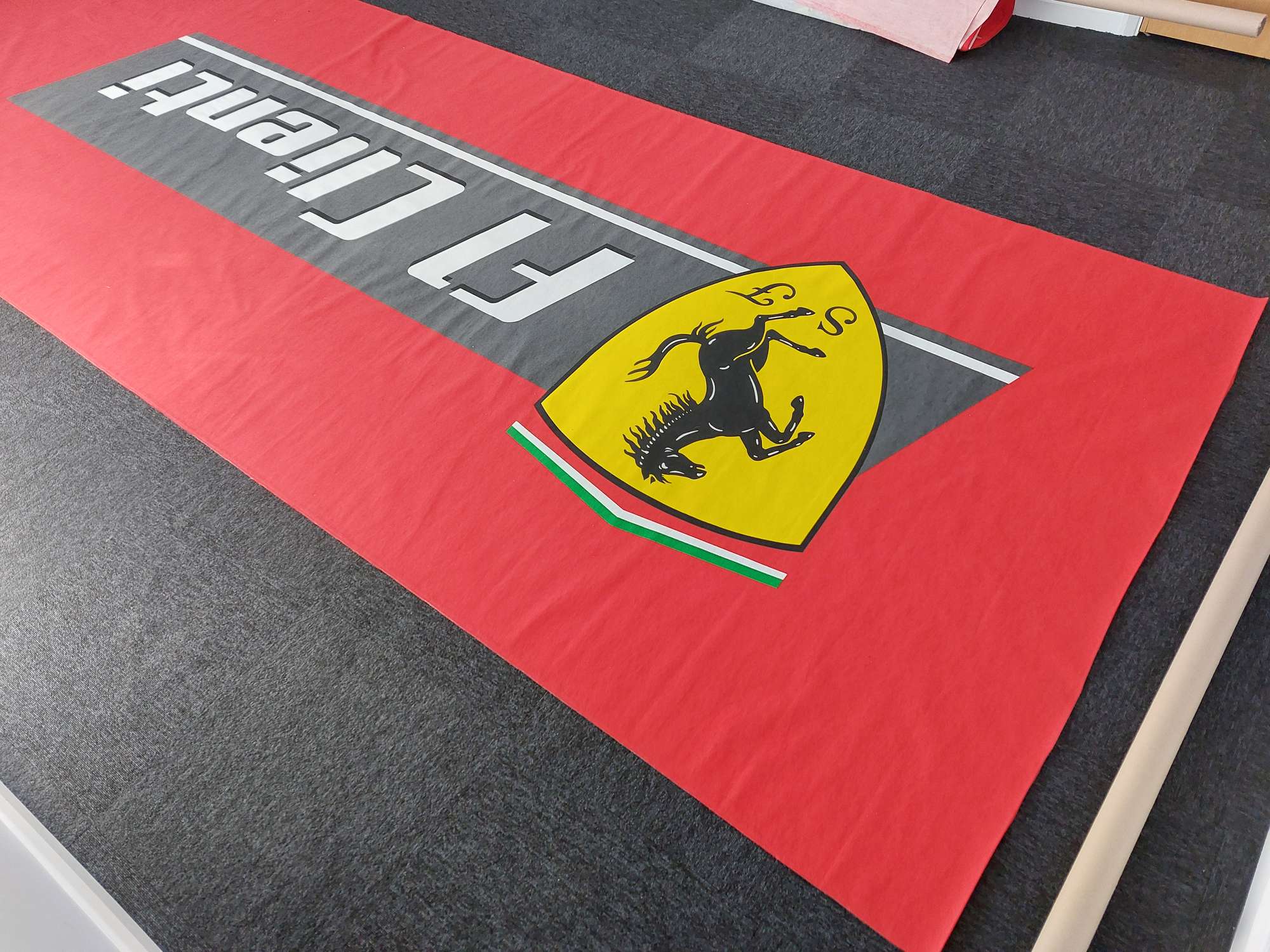 Large Ferrari Formula 1 Clienti Banner-Sold