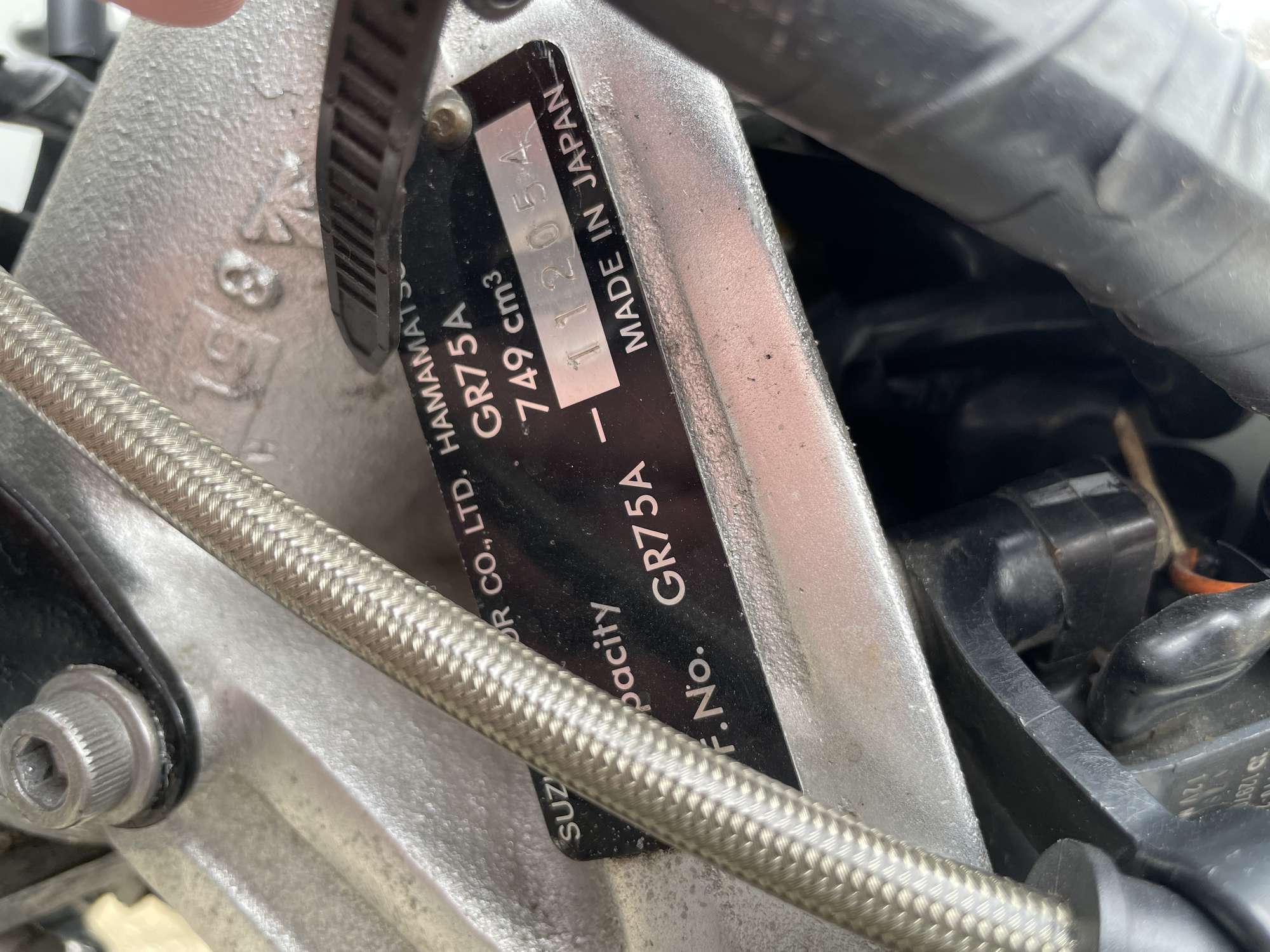 1986 Suzuki GSX-R750 749cc-Sold