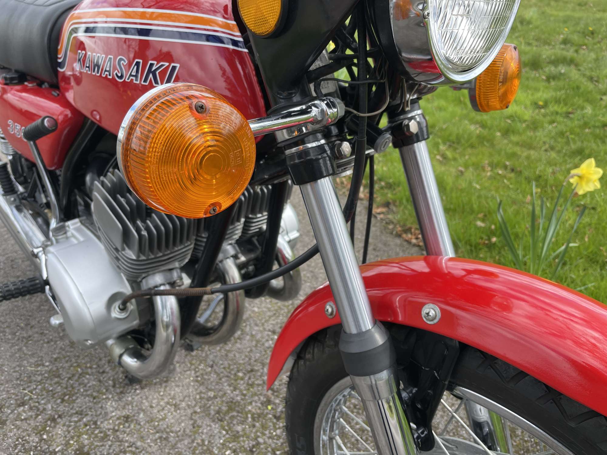 1972 Kawasaki KH350 S2 350cc-Sold