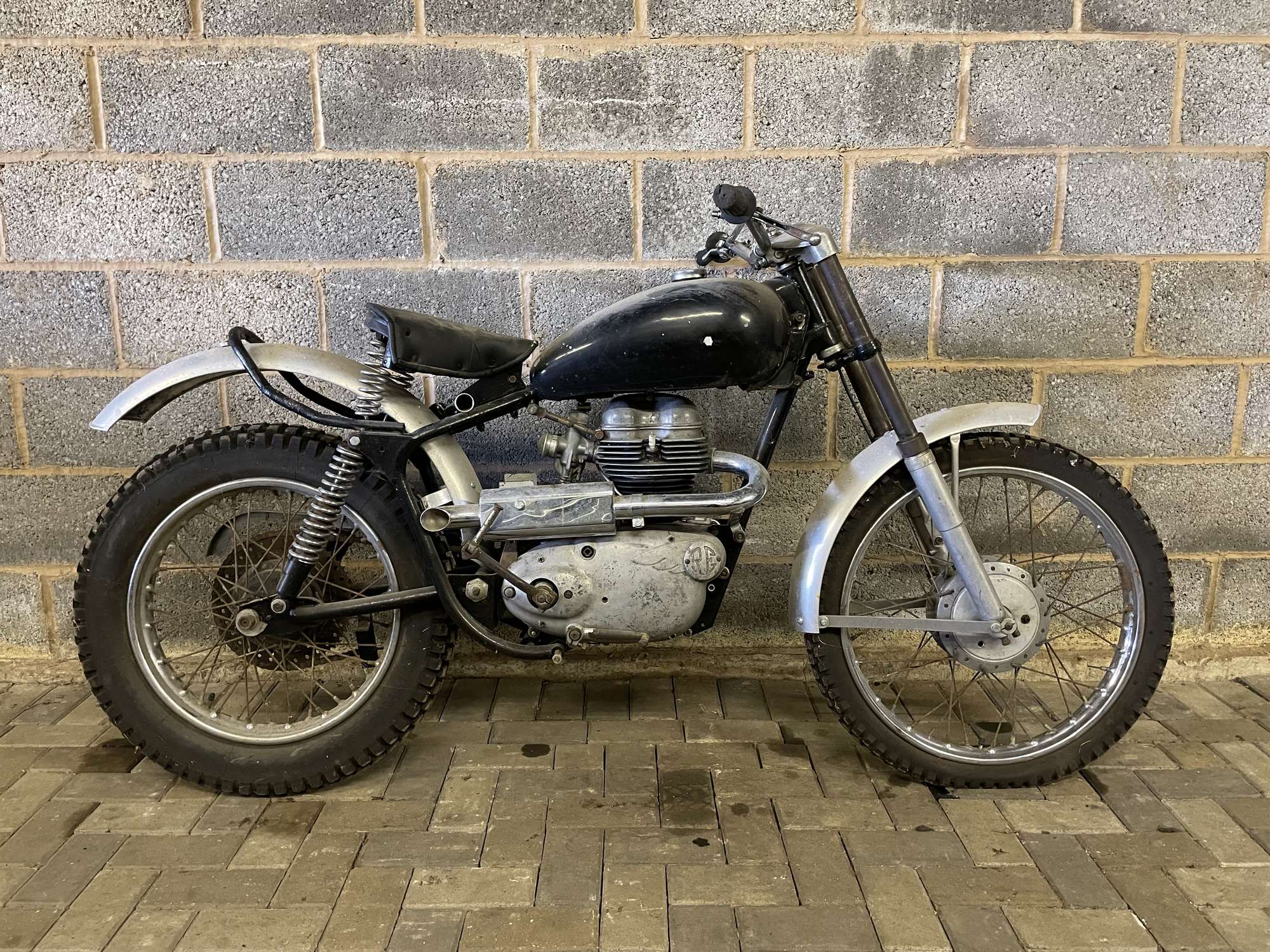 1957 Royal Enfield Factory Crusader Trials/Scrambler 250cc-Sold