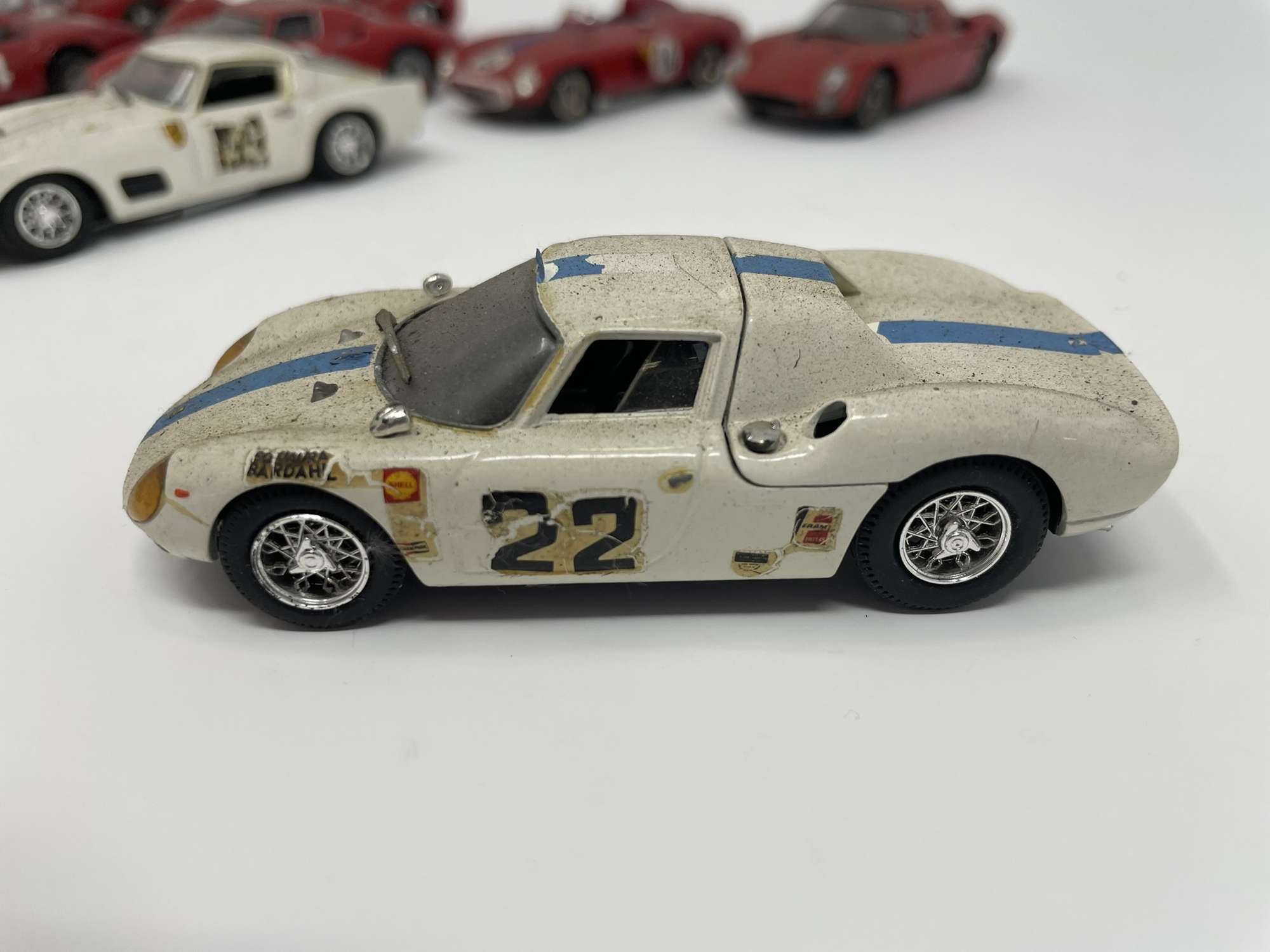Ten 1/43rd Scale Ferrari Models from the 1950s, 60s and 70s-Sold