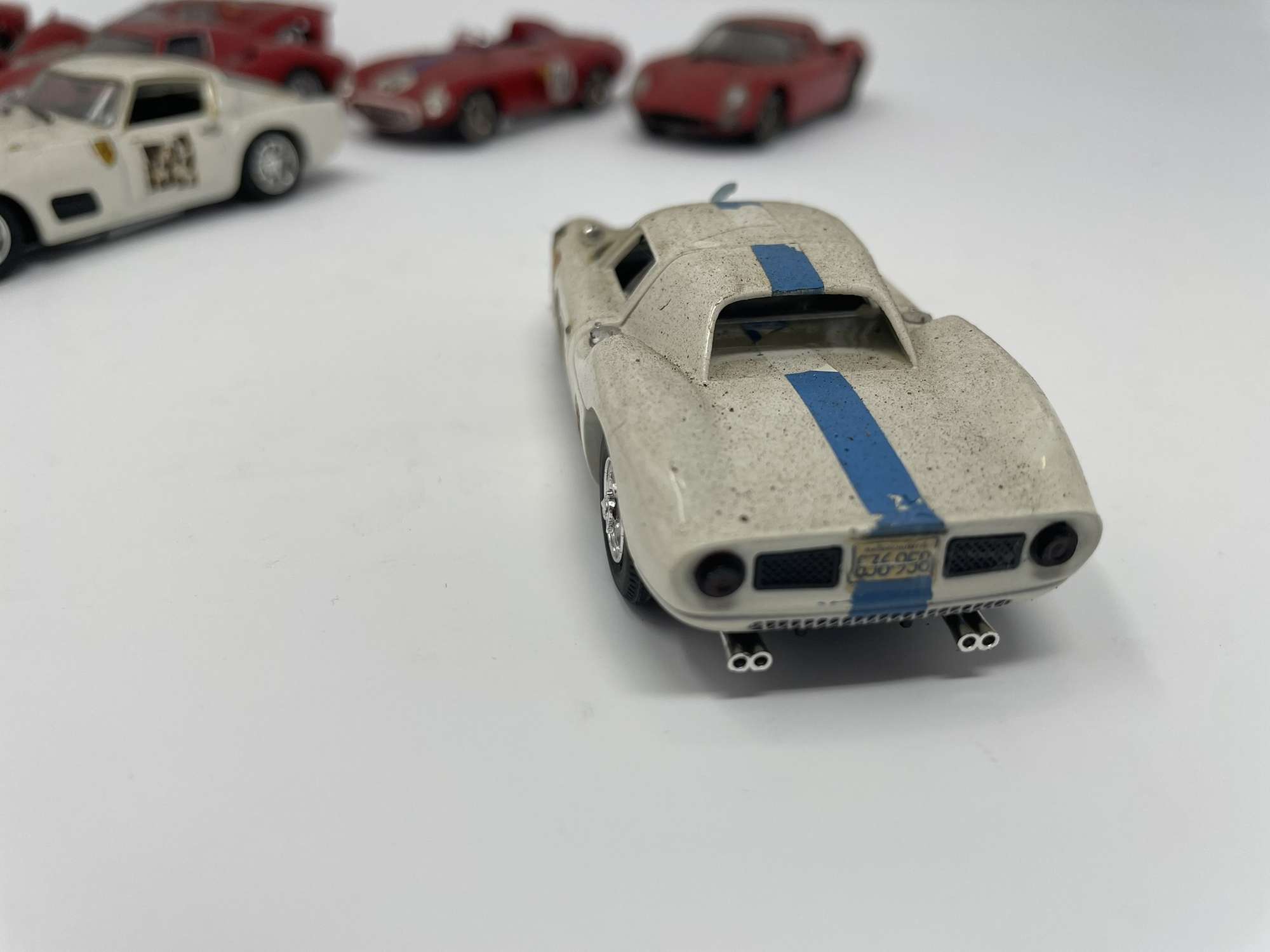 Ten 1/43rd Scale Ferrari Models from the 1950s, 60s and 70s-Sold
