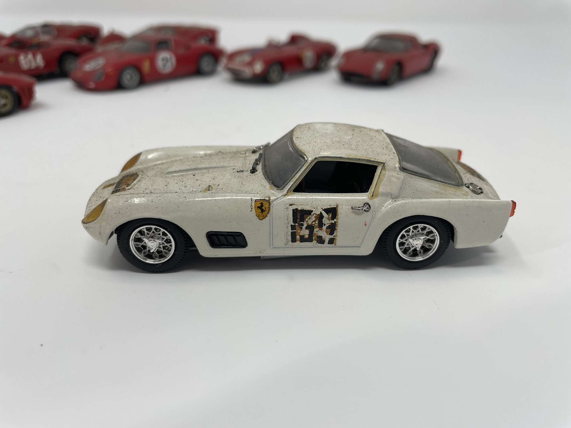 Ten 1/43rd Scale Ferrari Models from the 1950s, 60s and 70s-Sold