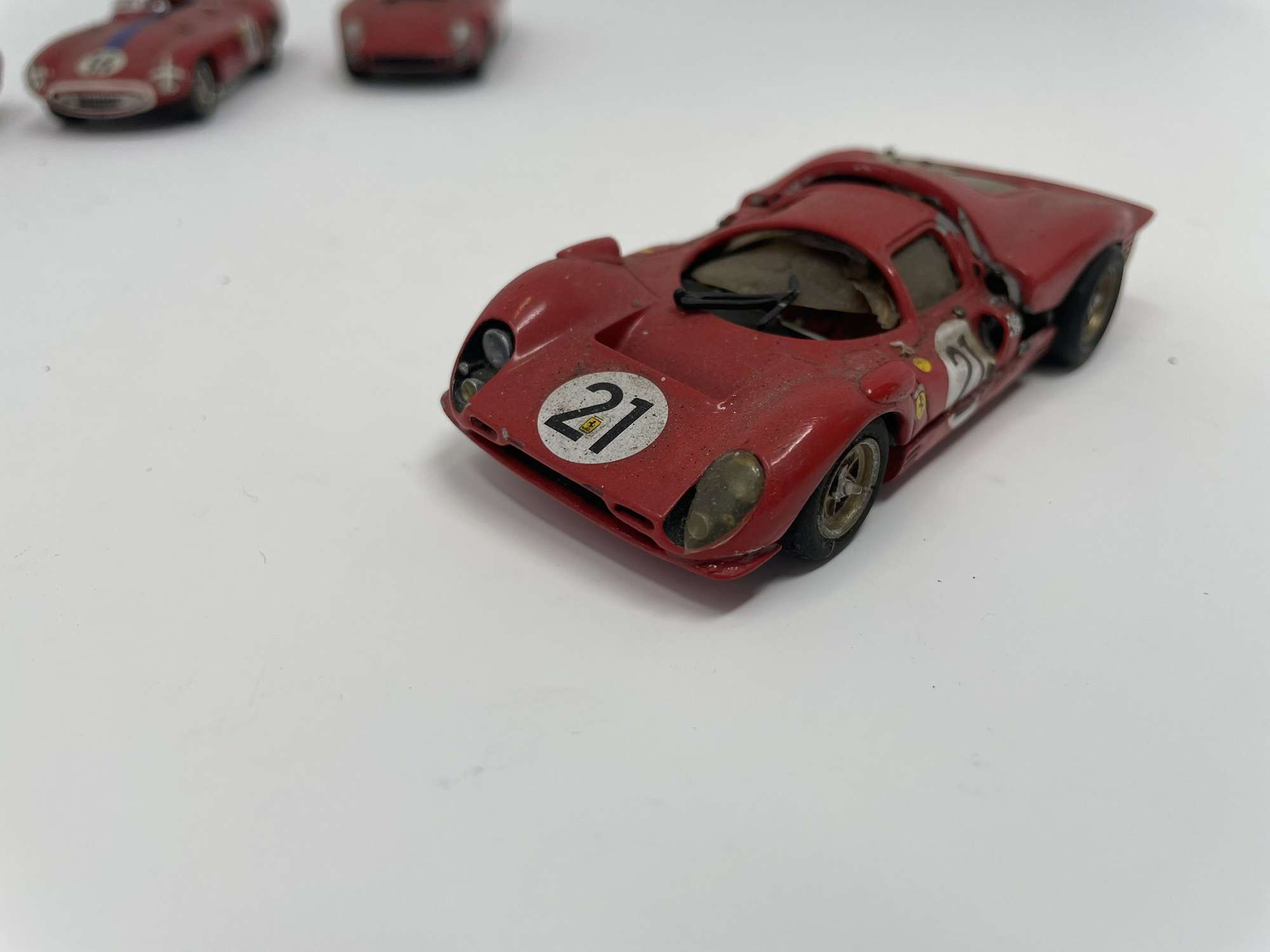 Ten 1/43rd Scale Ferrari Models from the 1950s, 60s and 70s-Sold