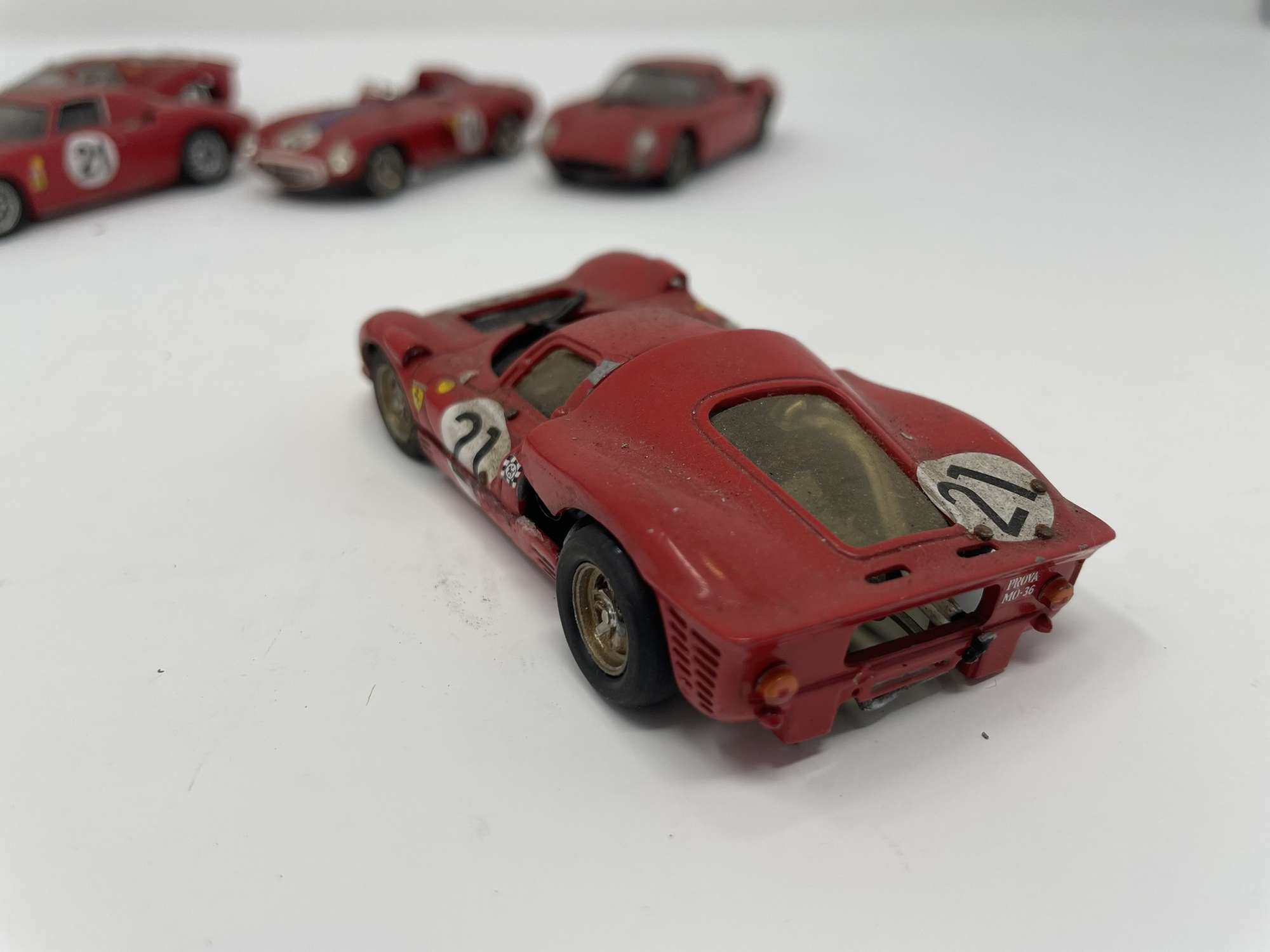 Ten 1/43rd Scale Ferrari Models from the 1950s, 60s and 70s-Sold