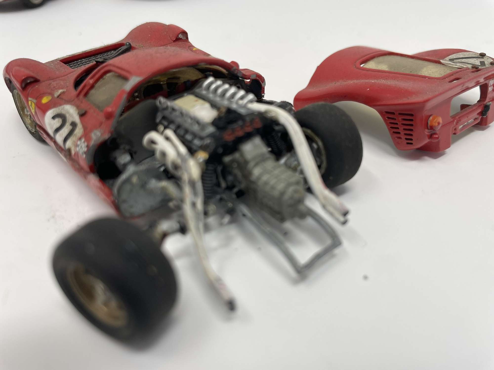 Ten 1/43rd Scale Ferrari Models from the 1950s, 60s and 70s-Sold