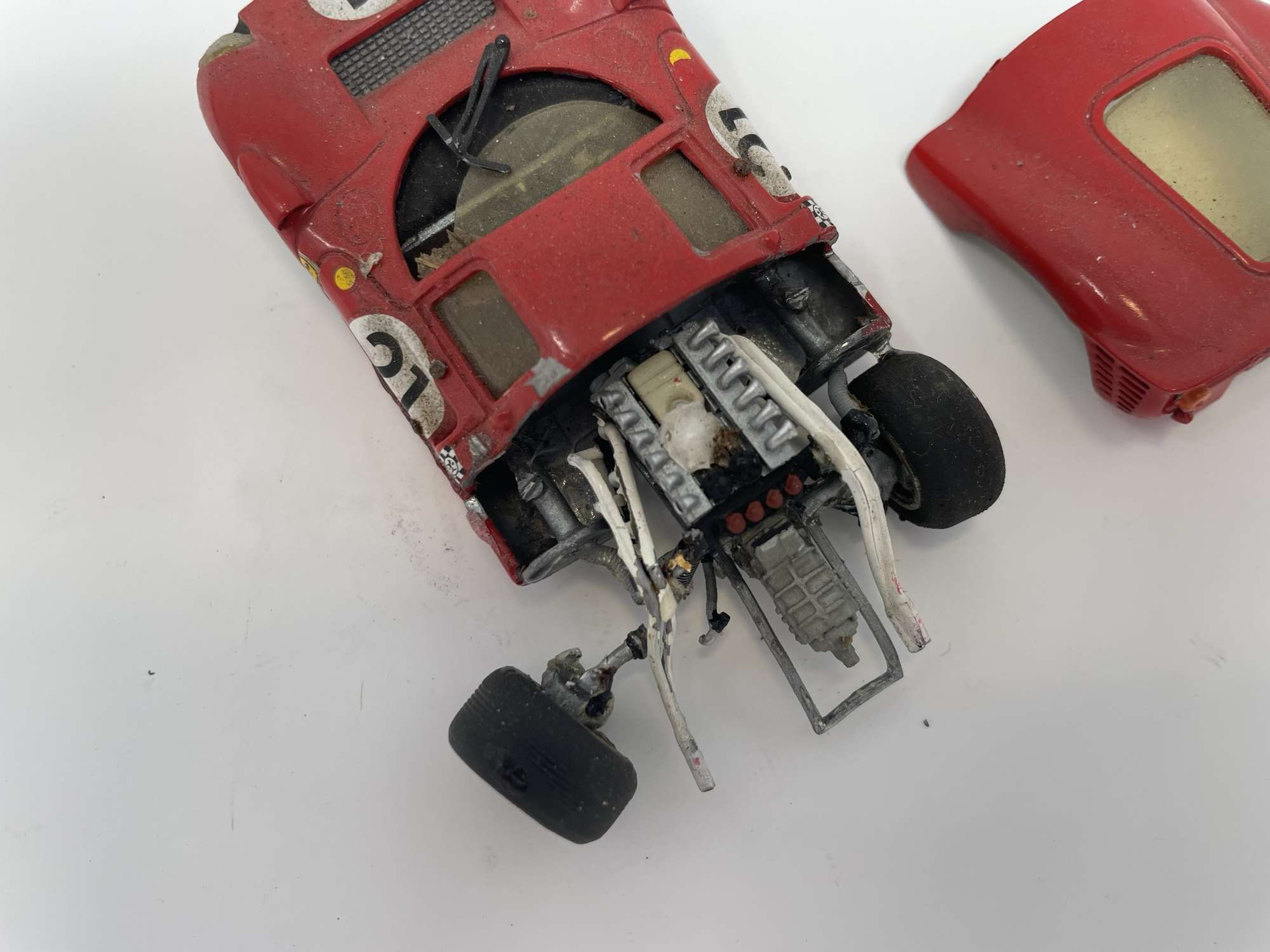 Ten 1/43rd Scale Ferrari Models from the 1950s, 60s and 70s-Sold