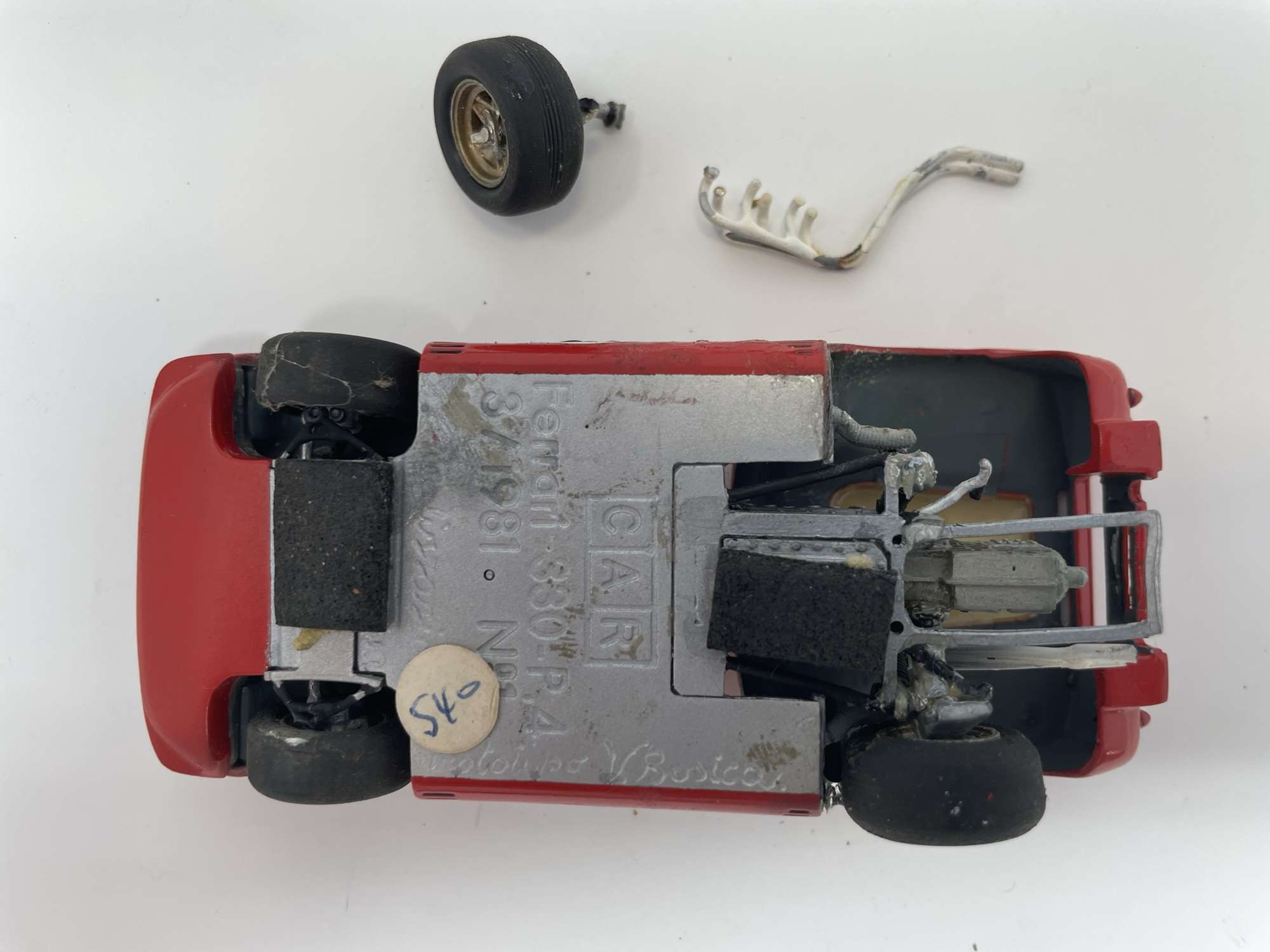 Ten 1/43rd Scale Ferrari Models from the 1950s, 60s and 70s-Sold