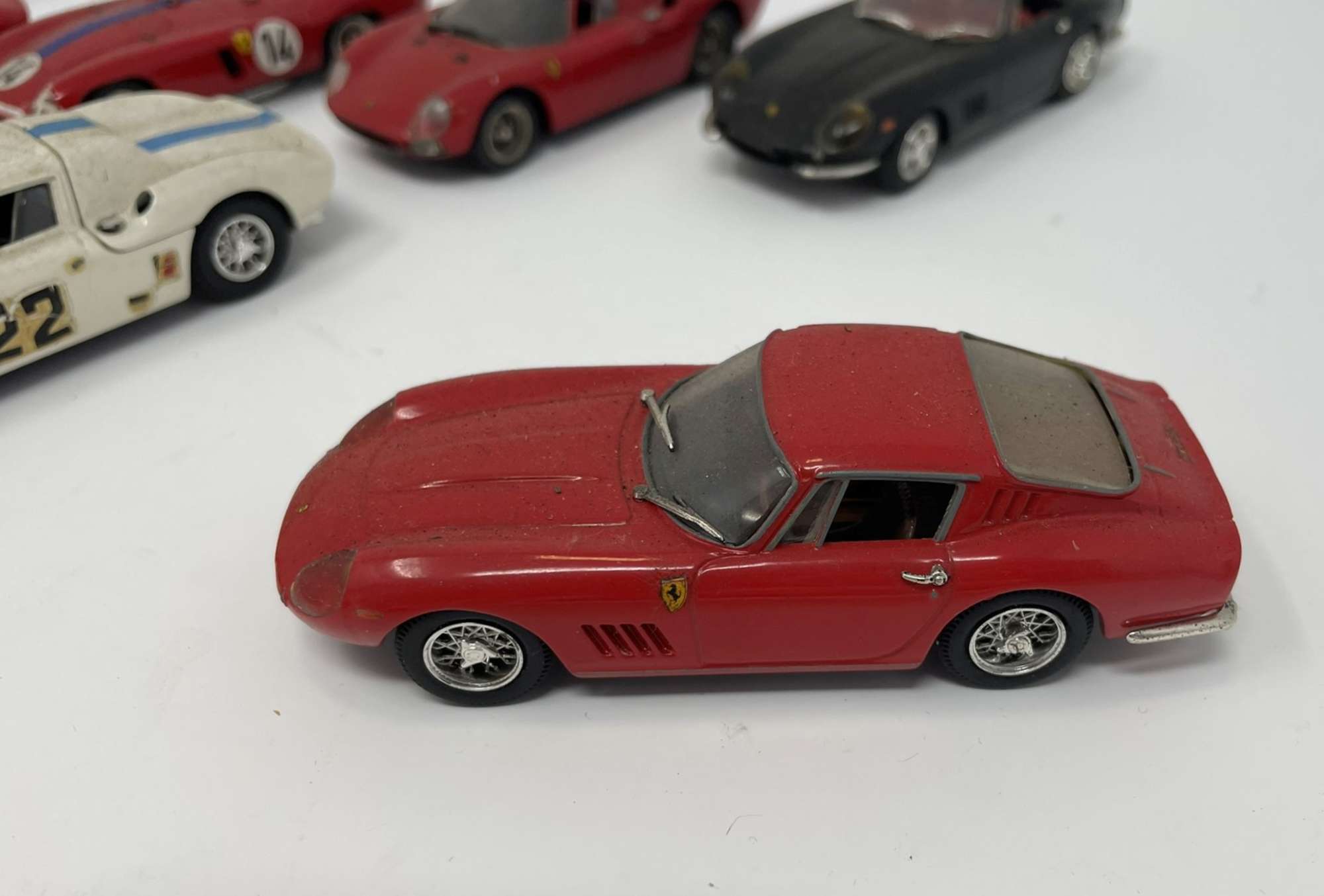 Ten 1/43rd Scale Ferrari Models from the 1950s, 60s and 70s-Sold