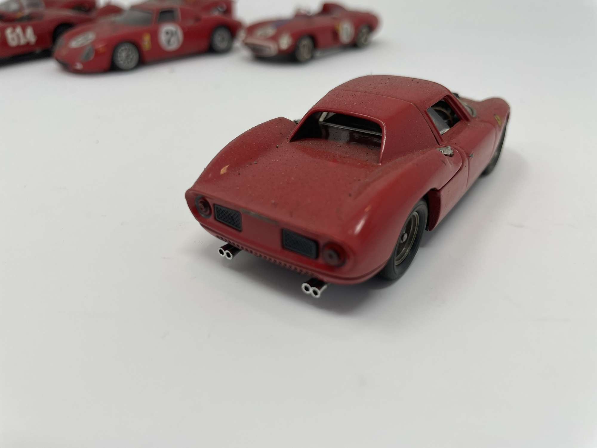 Ten 1/43rd Scale Ferrari Models from the 1950s, 60s and 70s-Sold