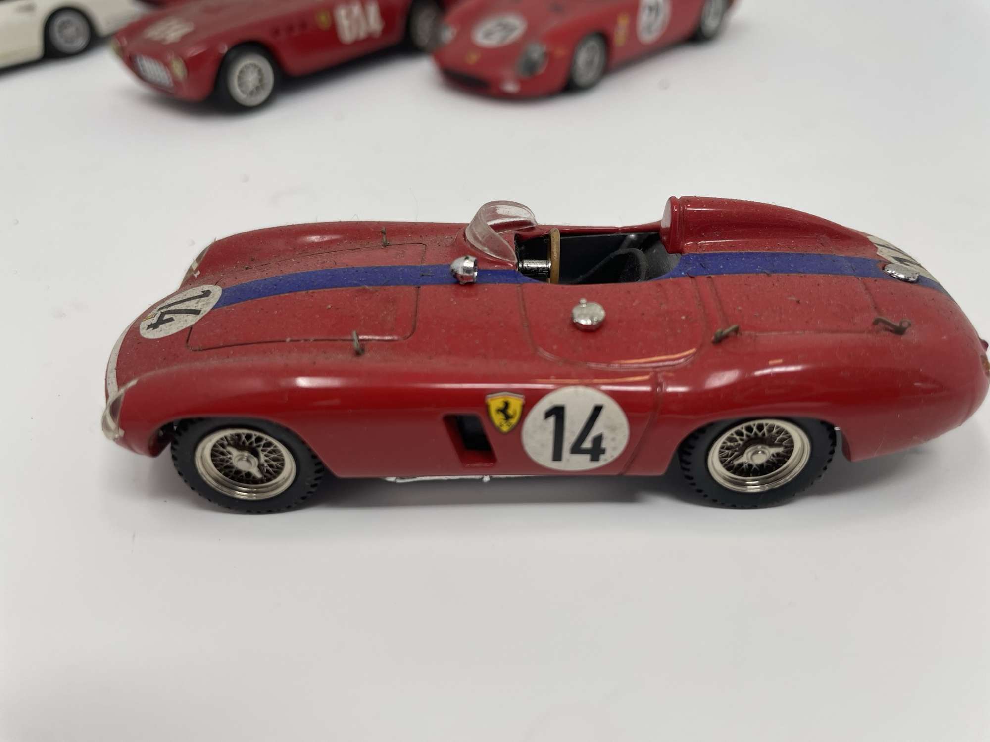 Ten 1/43rd Scale Ferrari Models from the 1950s, 60s and 70s-Sold