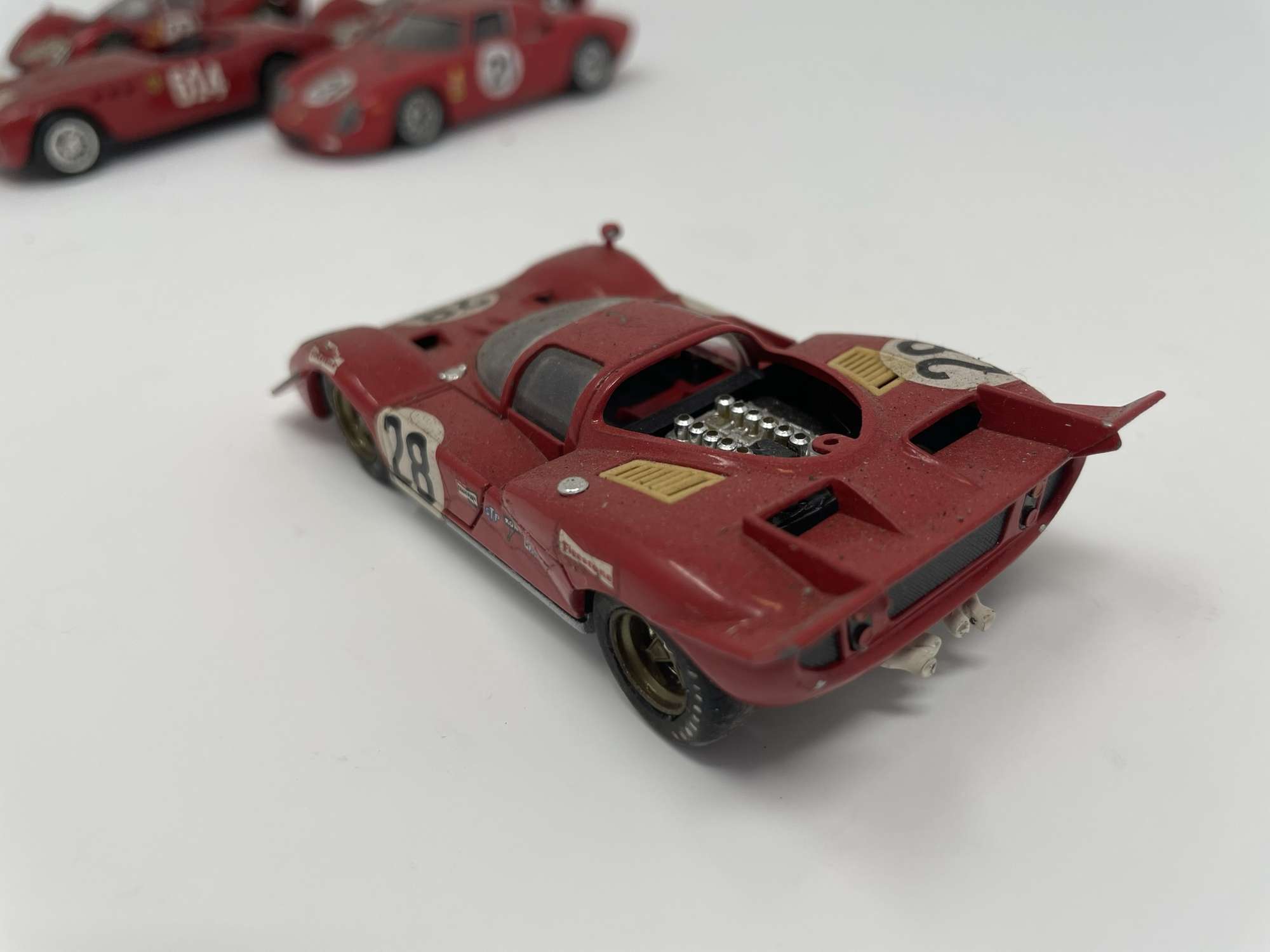 Ten 1/43rd Scale Ferrari Models from the 1950s, 60s and 70s-Sold