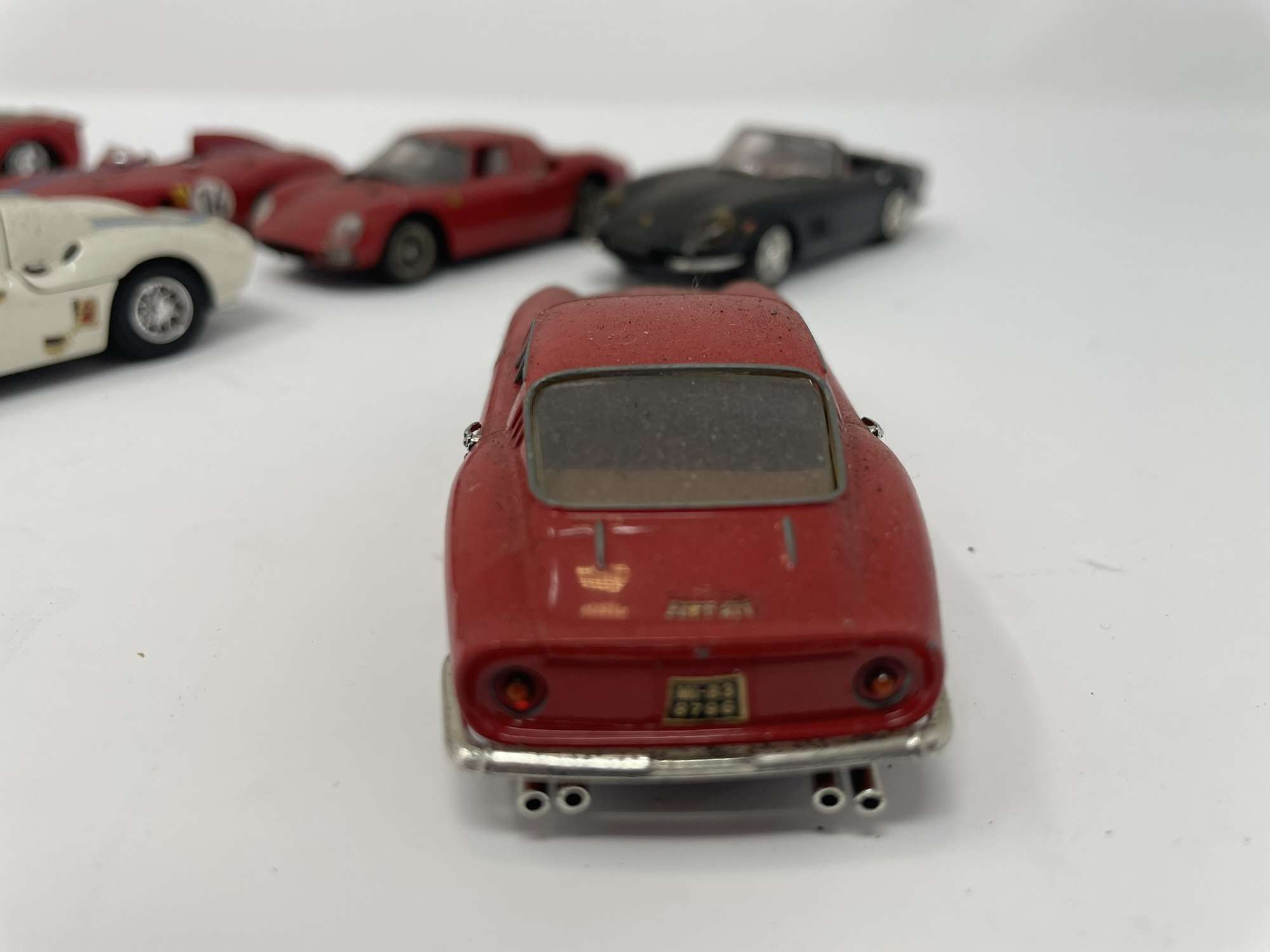 Ten 1/43rd Scale Ferrari Models from the 1950s, 60s and 70s-Sold