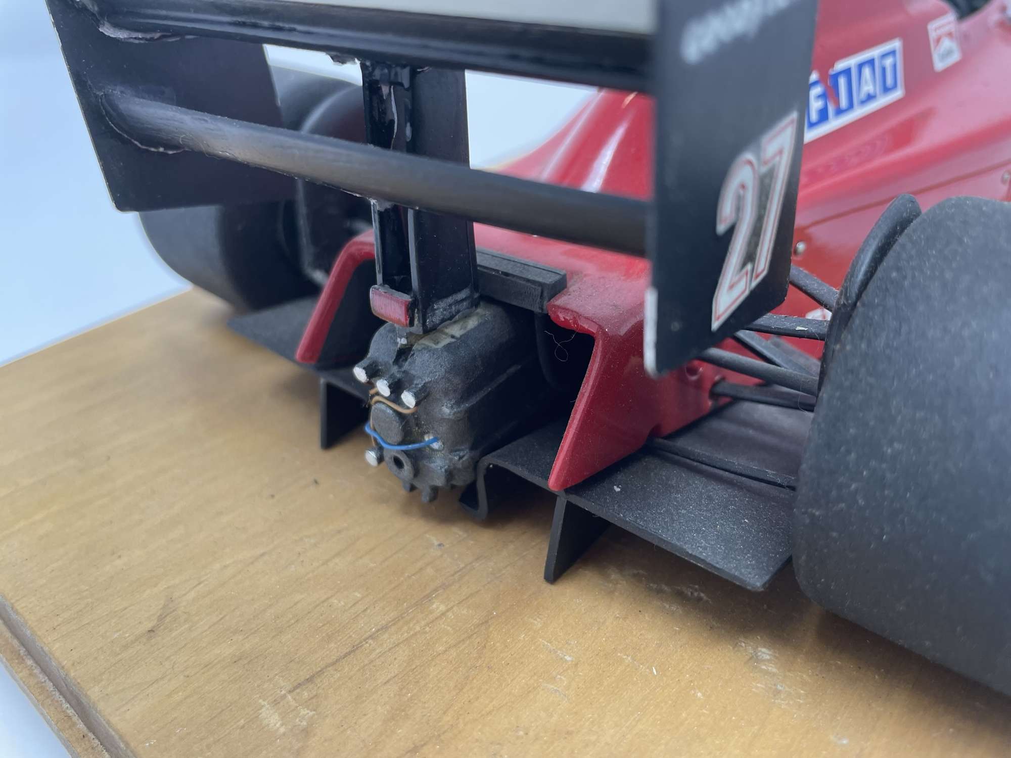 Hand-built model of Nigel Mansell's 1990 Ferrari 641-Sold