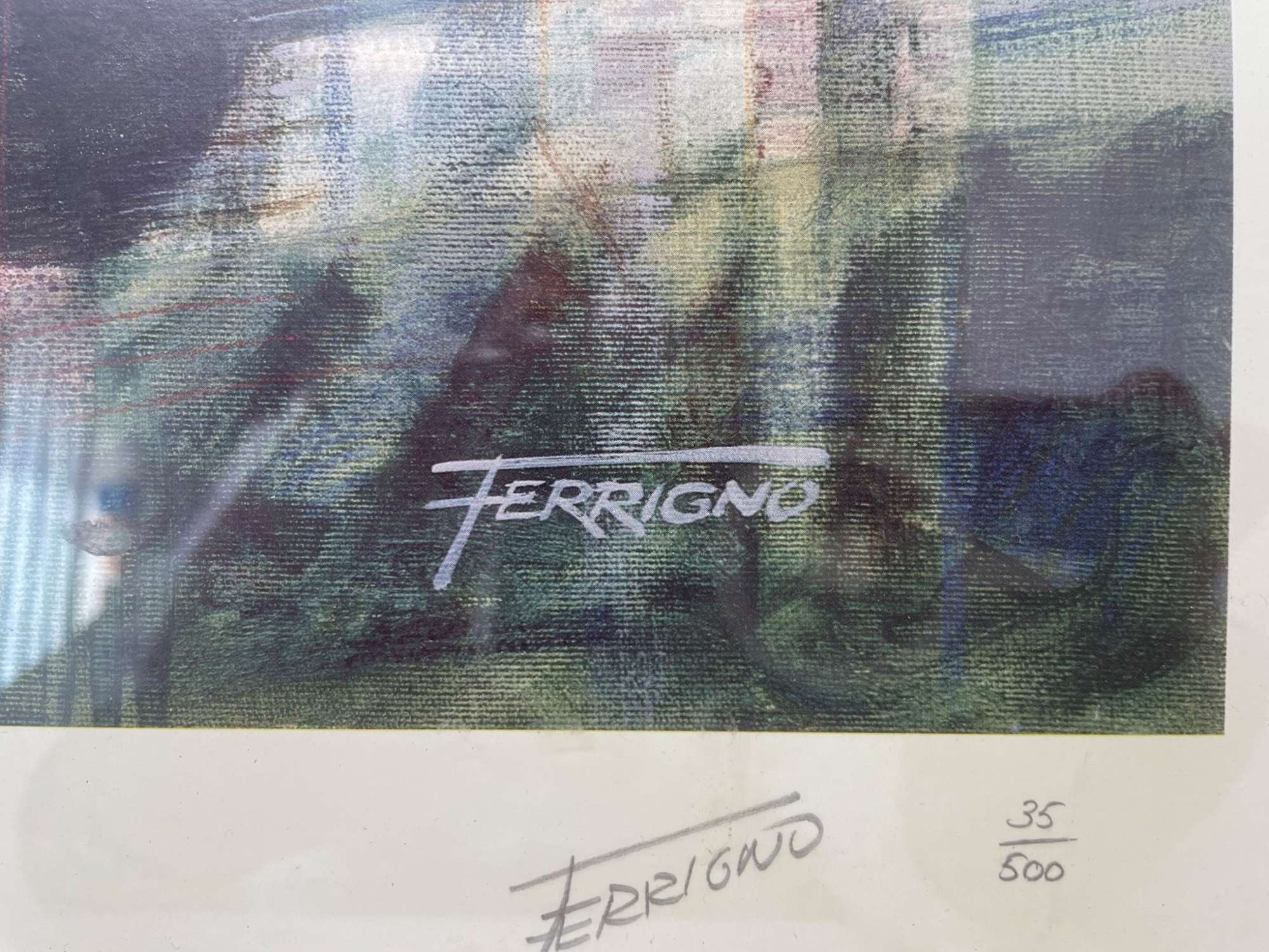 Fangio at the Wheel of the Alfa Romeo Alfetta 159 -Sold