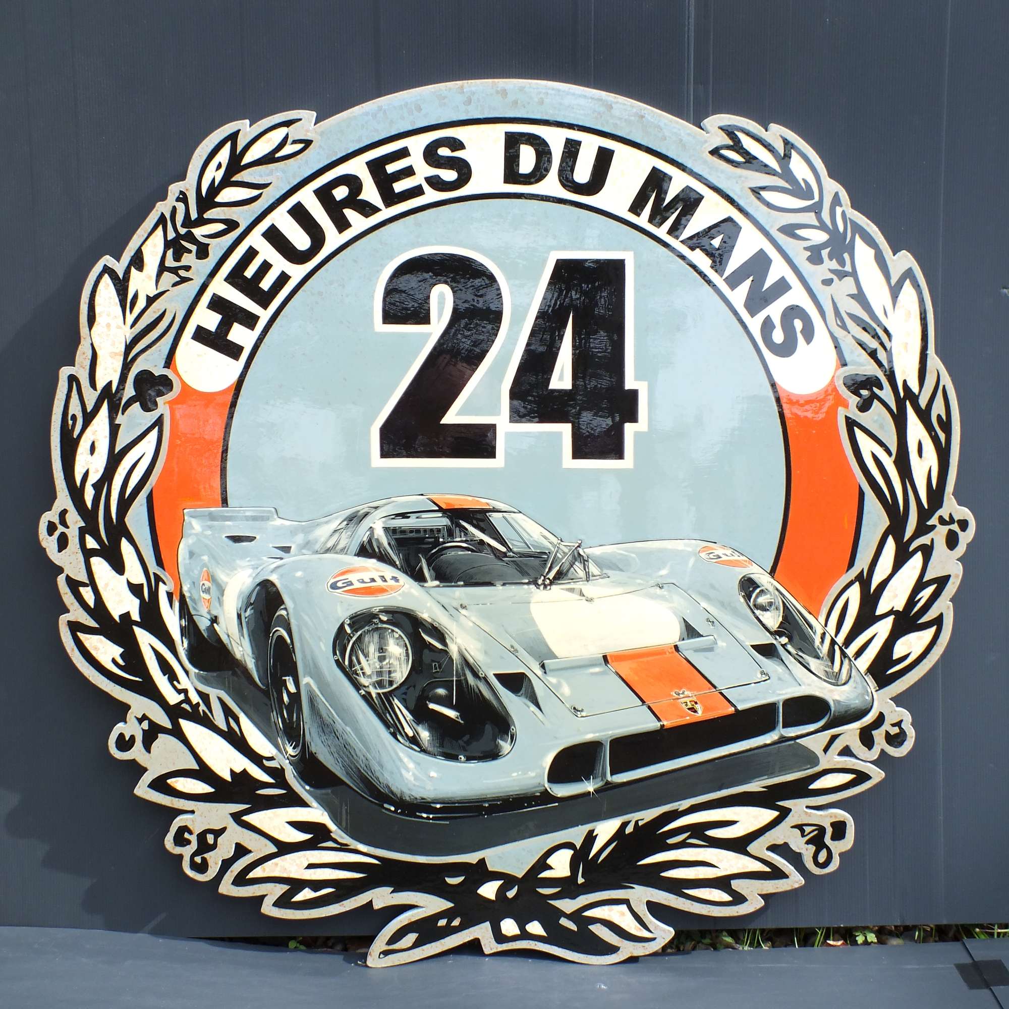 Gulf Racing Roundel by Tony Upson-Sold