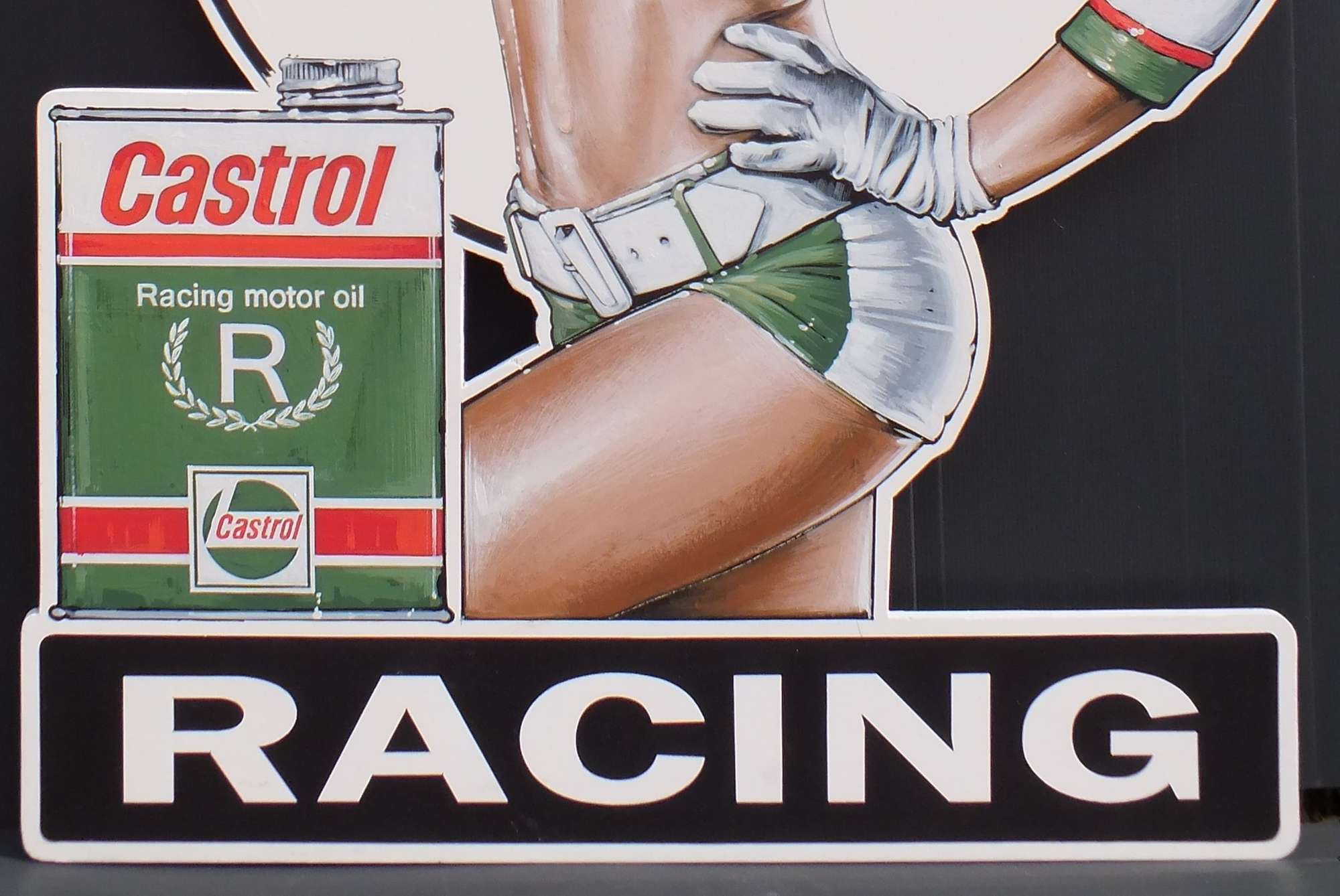 'Castrol Girl' by Tony Upson-Sold