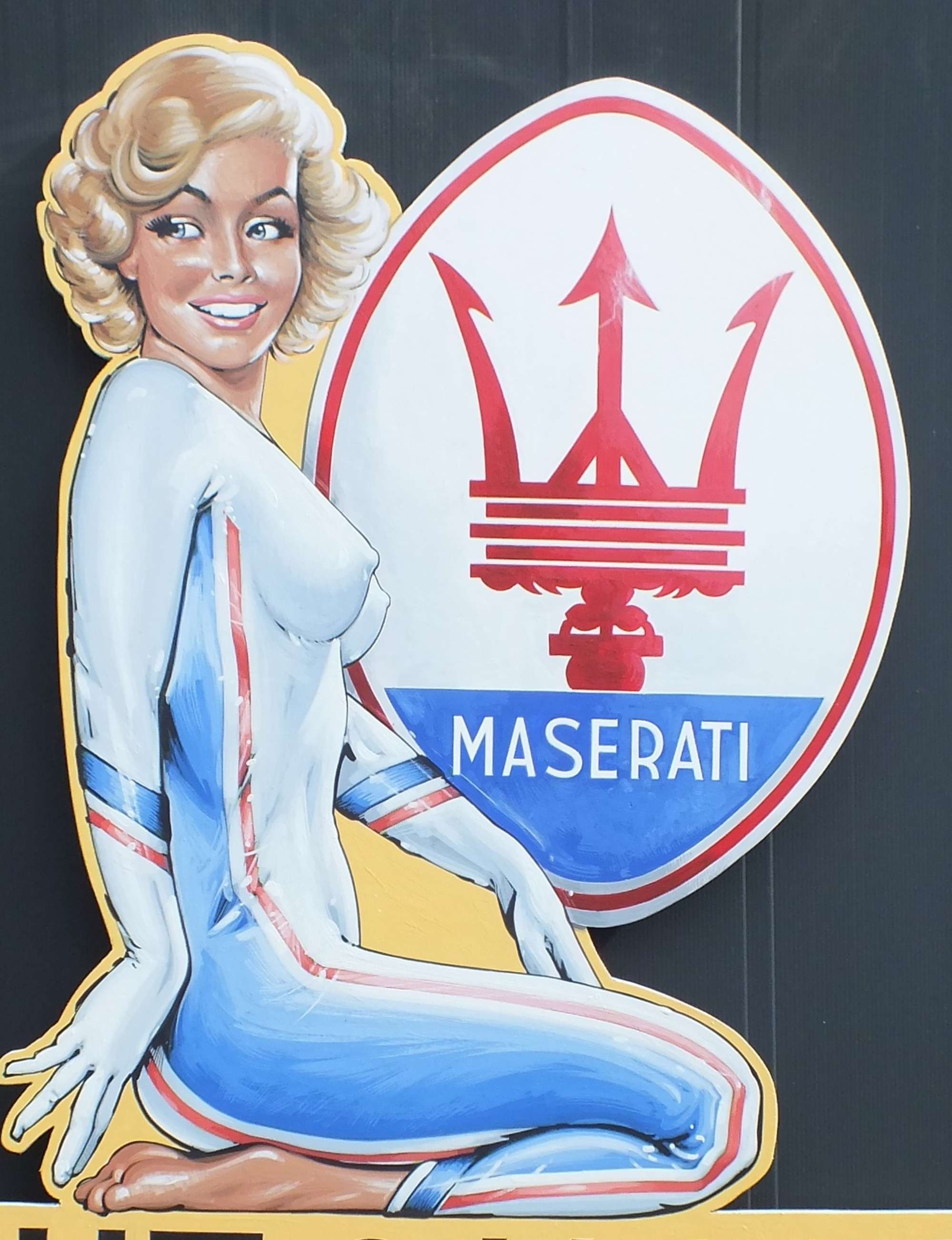 'Automobili Servizio'. A Tony Upson original -Sold