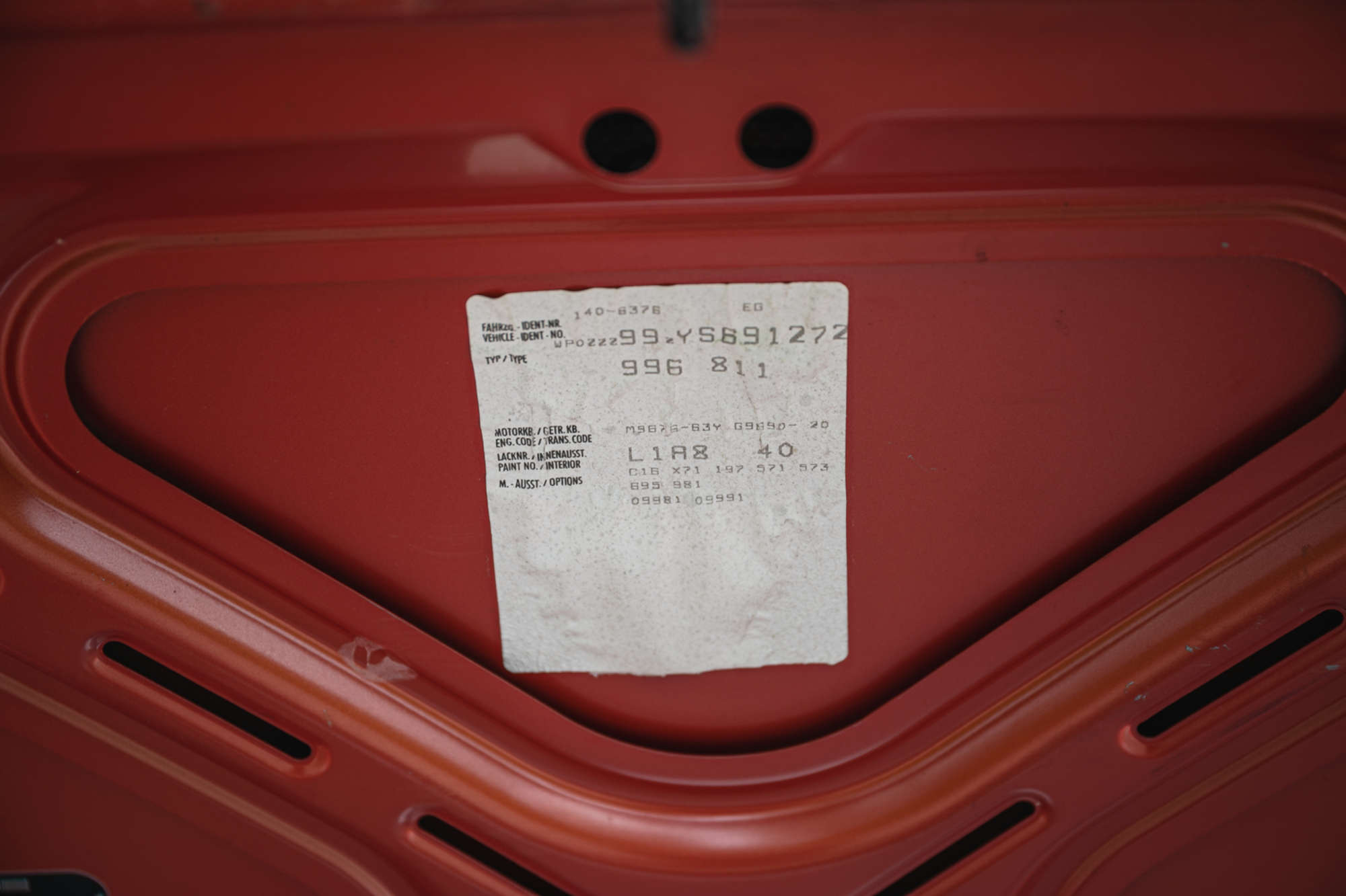 2000 Porsche 911 (996) GT3-Sold