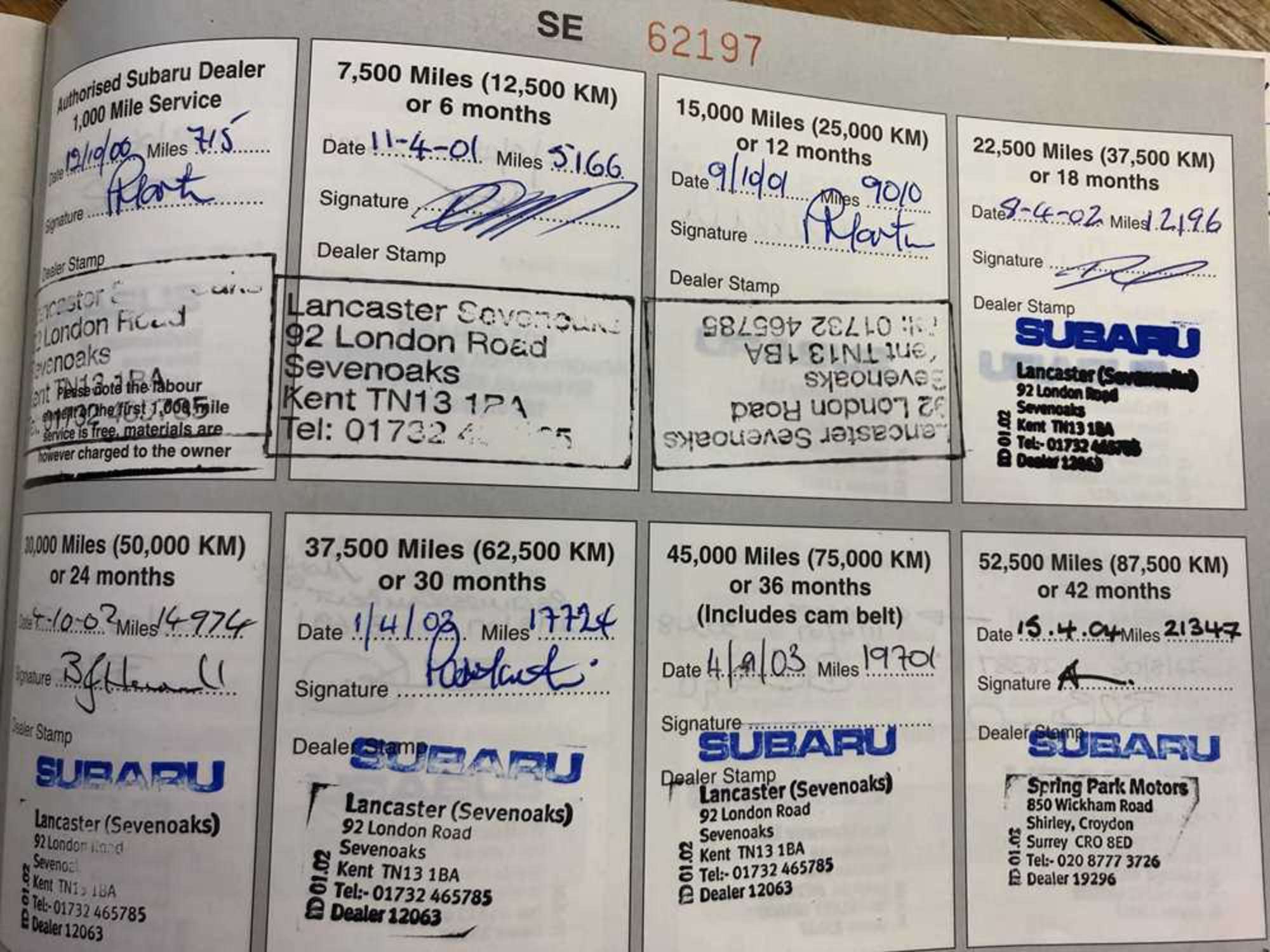 2000 Subaru Impreza P1-Sold