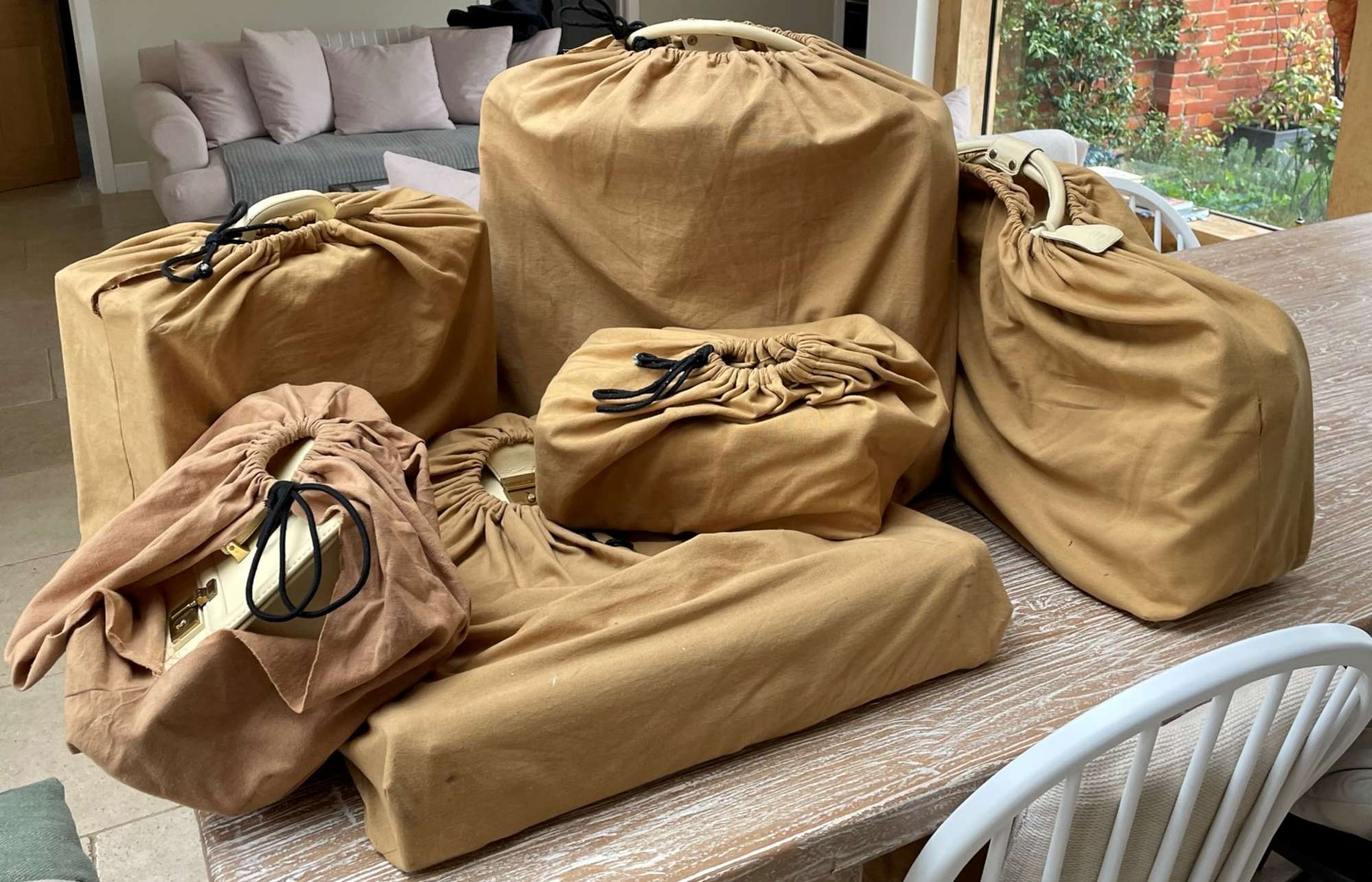 Ferrari Testarossa 7-Piece Luggage Set-Sold