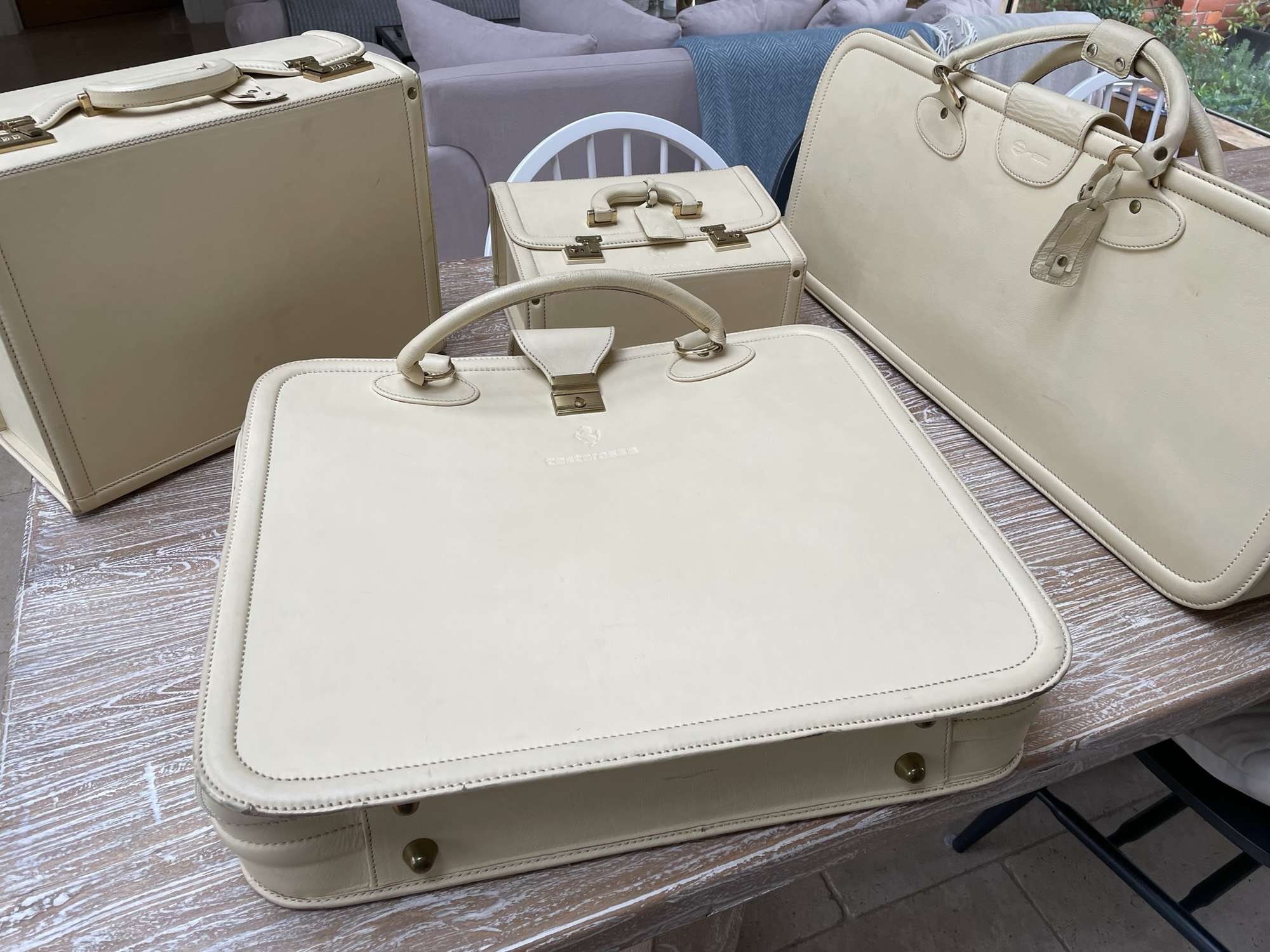 Ferrari Testarossa 7-Piece Luggage Set-Sold