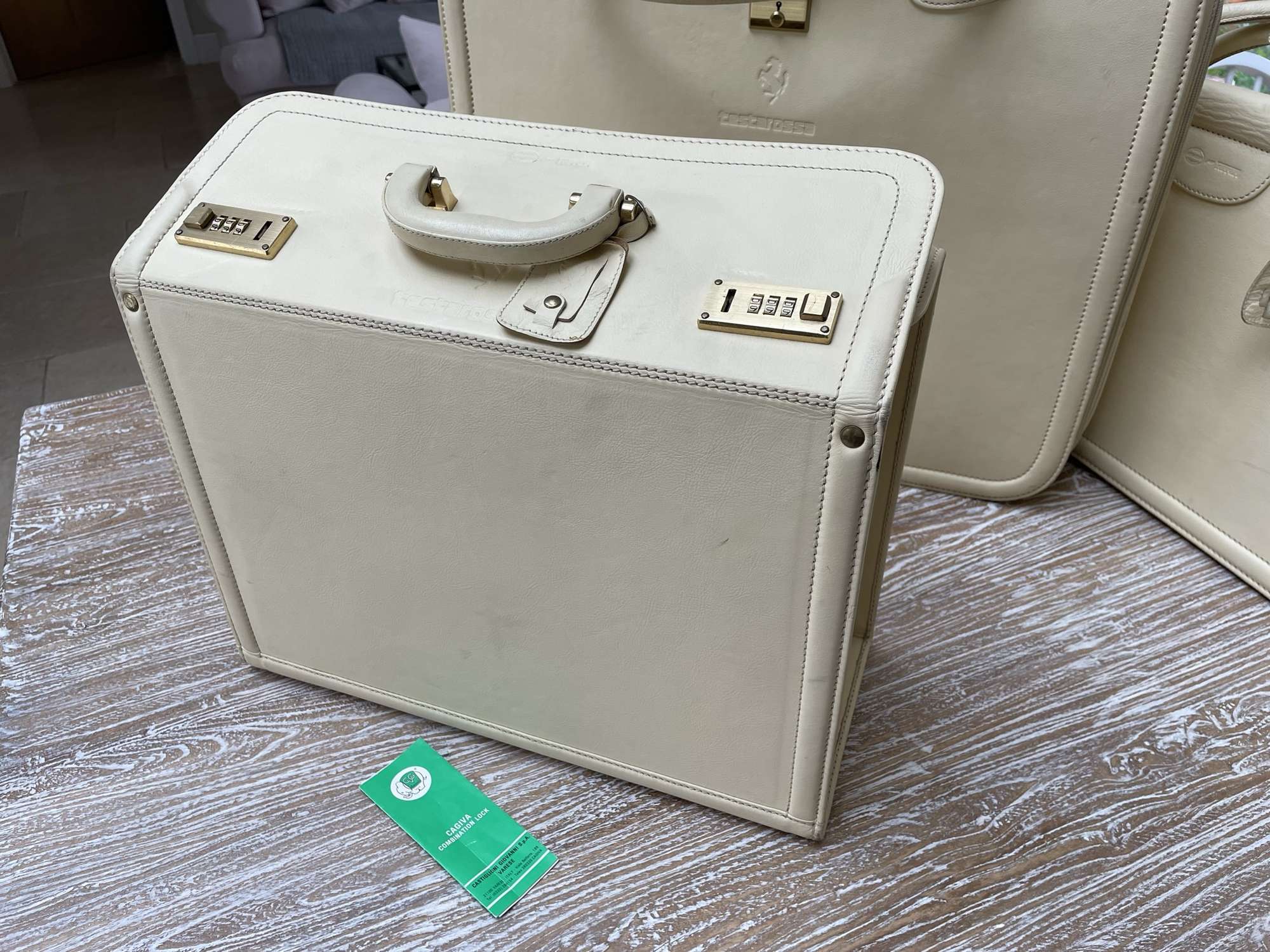 Ferrari Testarossa 7-Piece Luggage Set-Sold