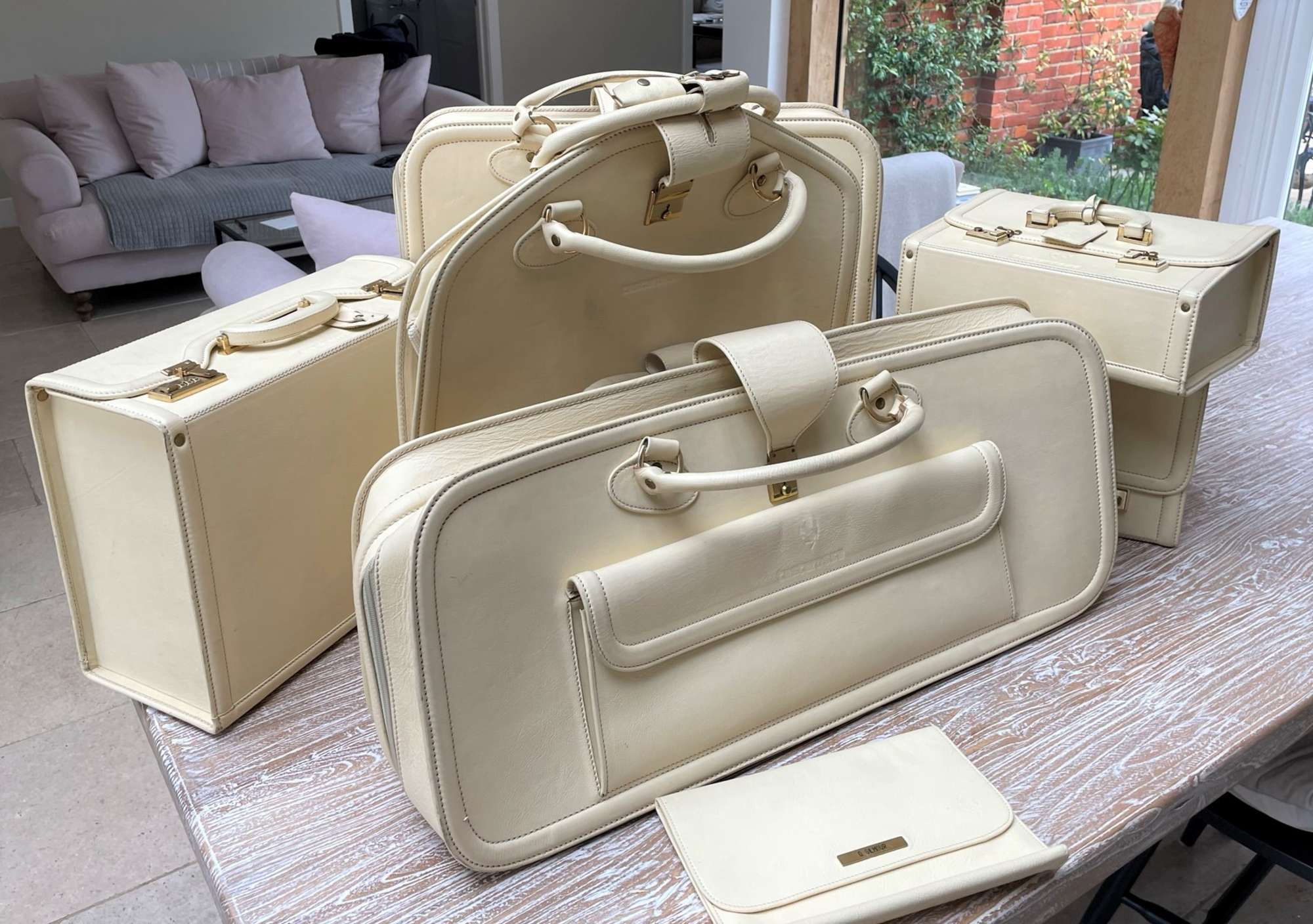 Ferrari Testarossa 7-Piece Luggage Set-Sold