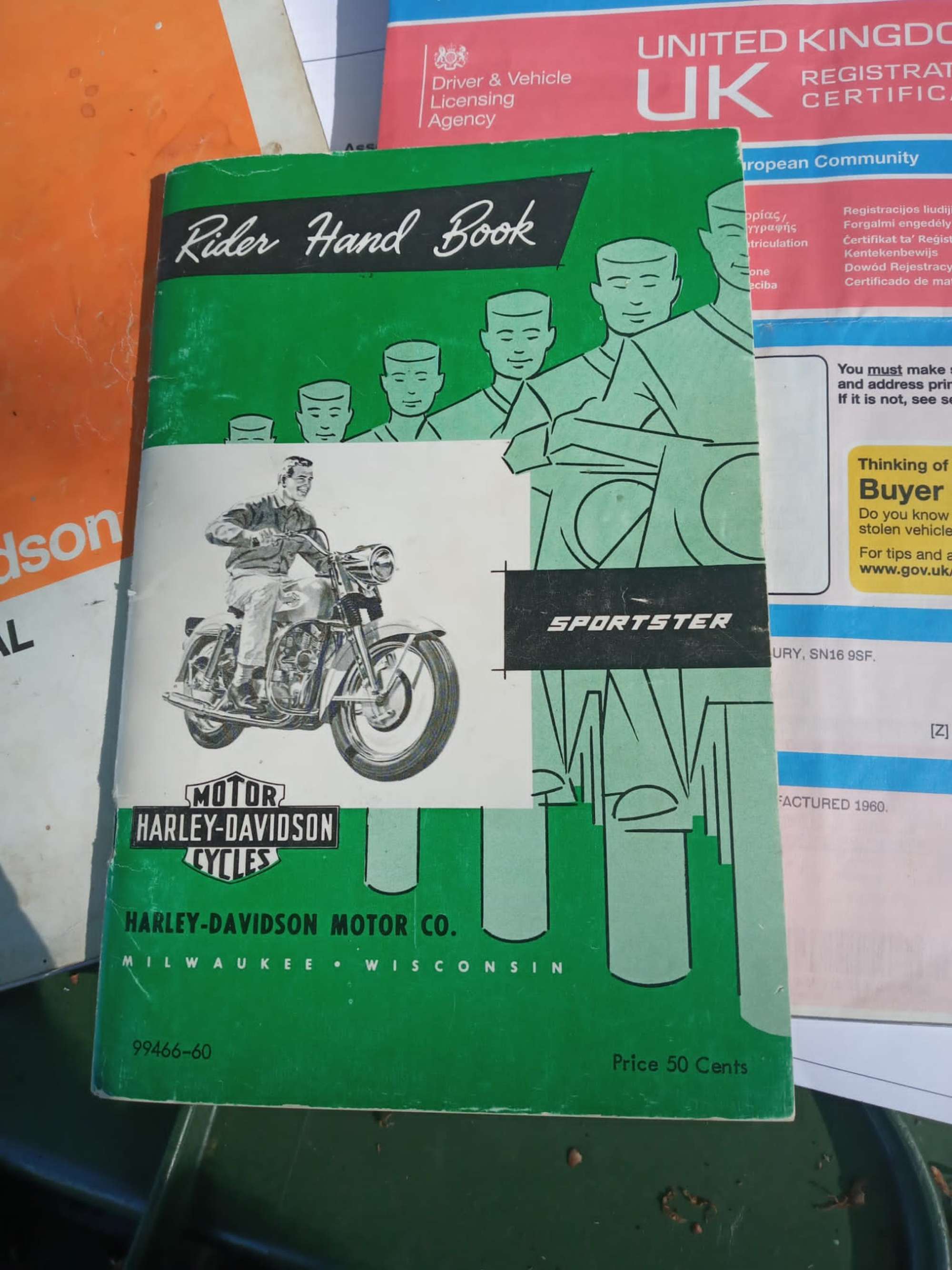 1960 Harley-Davidson XLH Sportster 883cc-Auction Lot